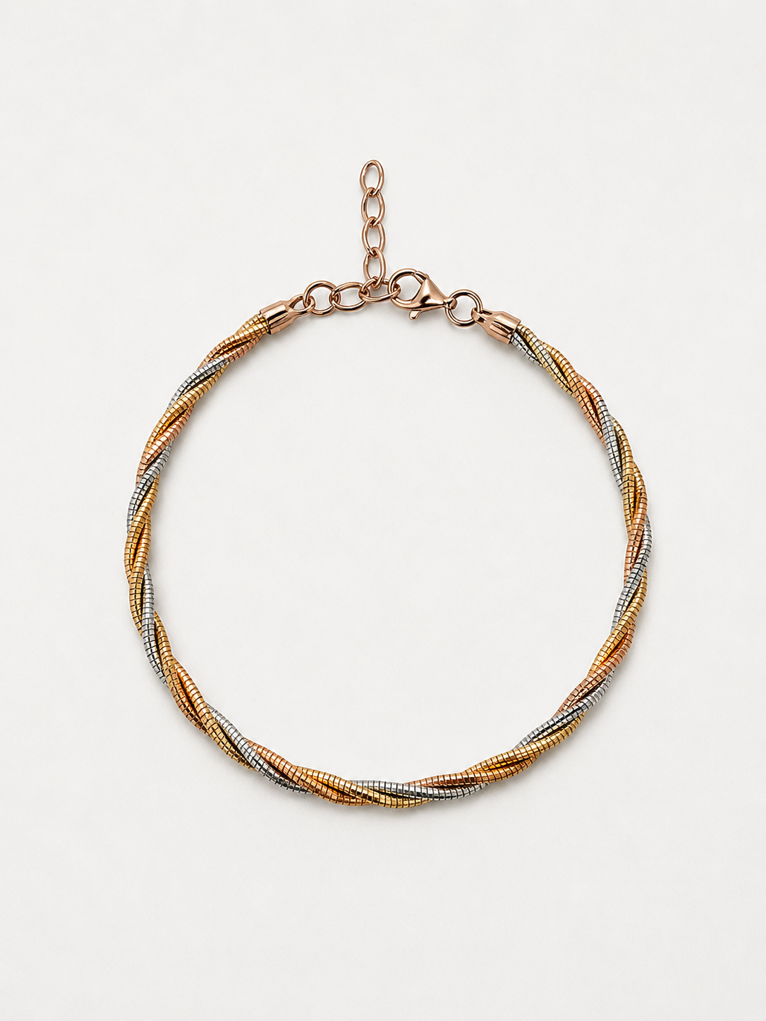 Multi Strand 925 Sterling Silver Italian Weave Bracelet | Twisted Bracelet