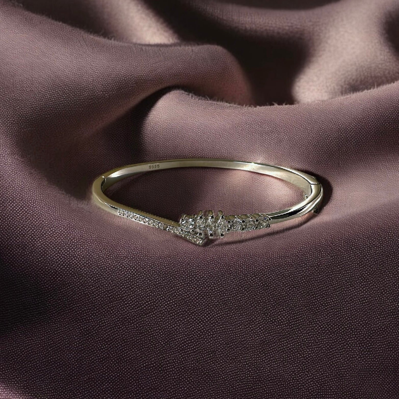 Classy Everyday Wear Bracelet | 925 Sterling Silver Bangle Bracelet