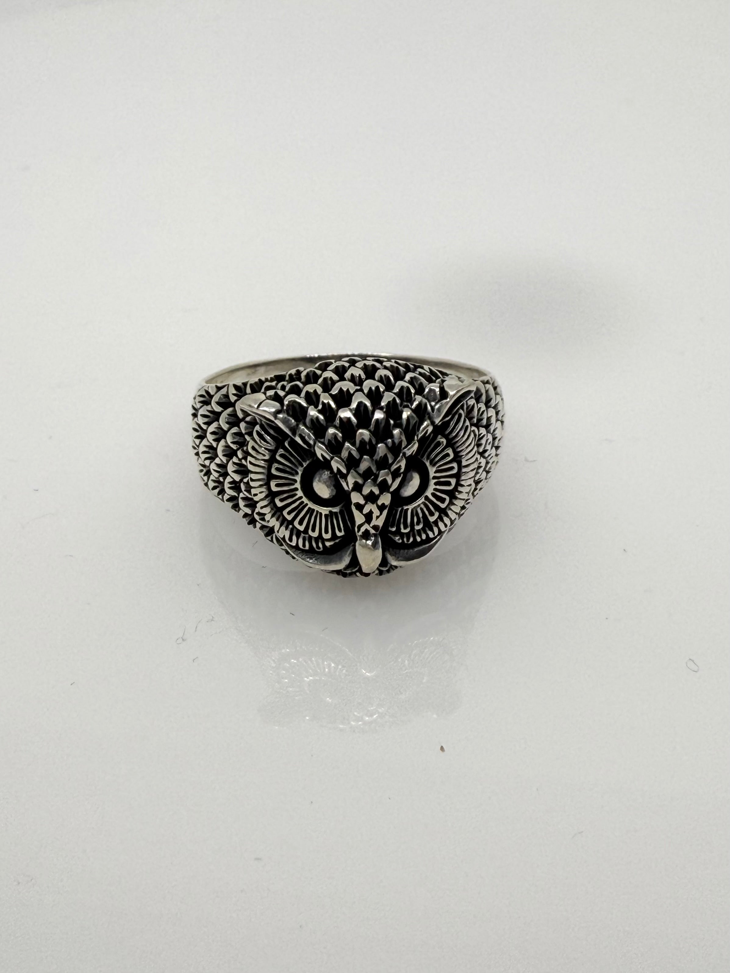 925 Sterling Silver Ring for Men | Hoot Crest