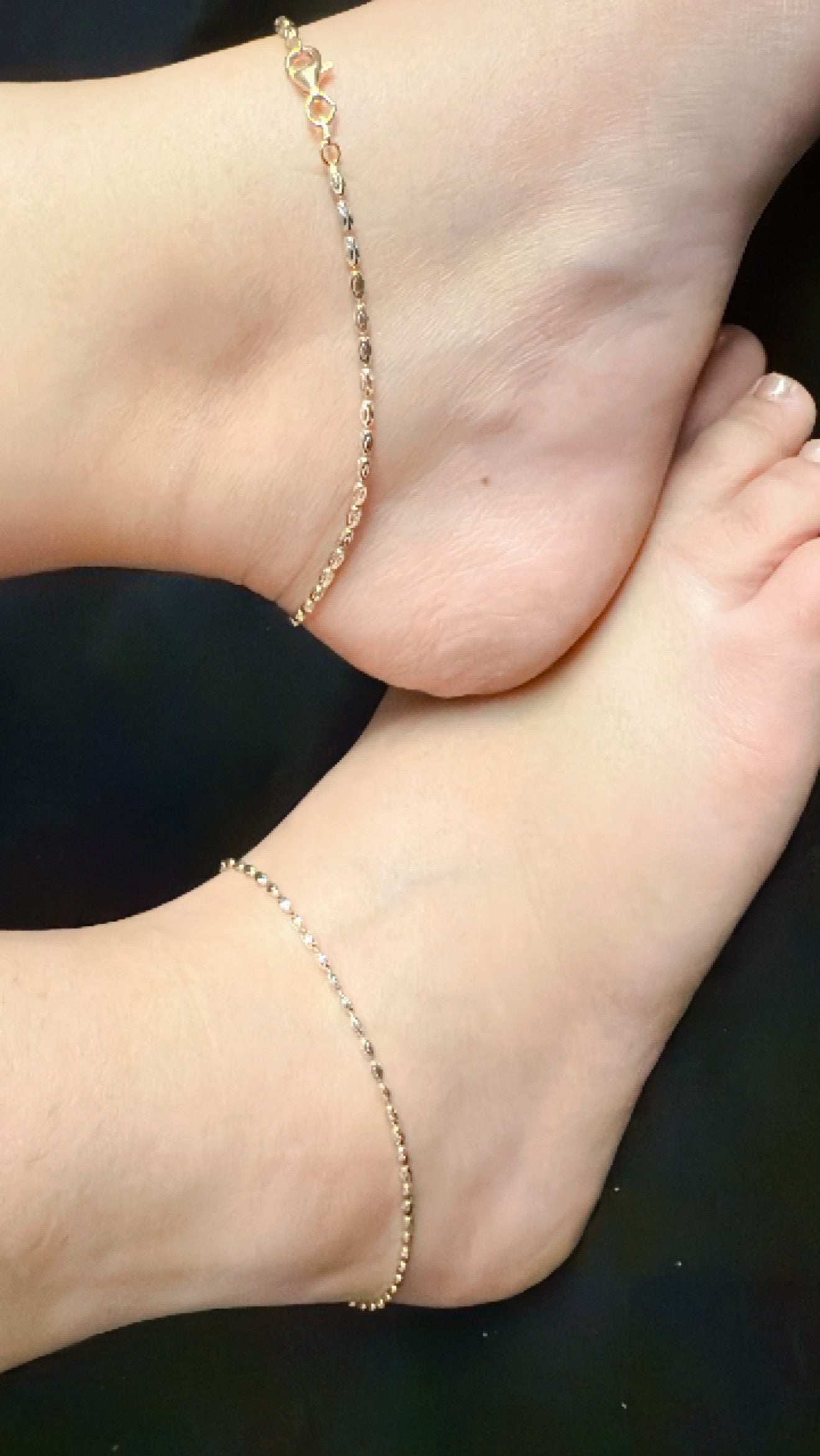 Gold Luxe 925 Sterling Silver Anklets
