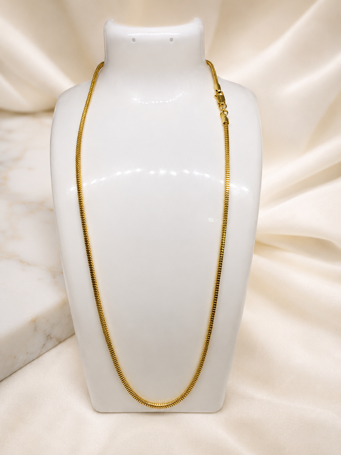 925 Sterling Silver Gold Polish Milano Chain