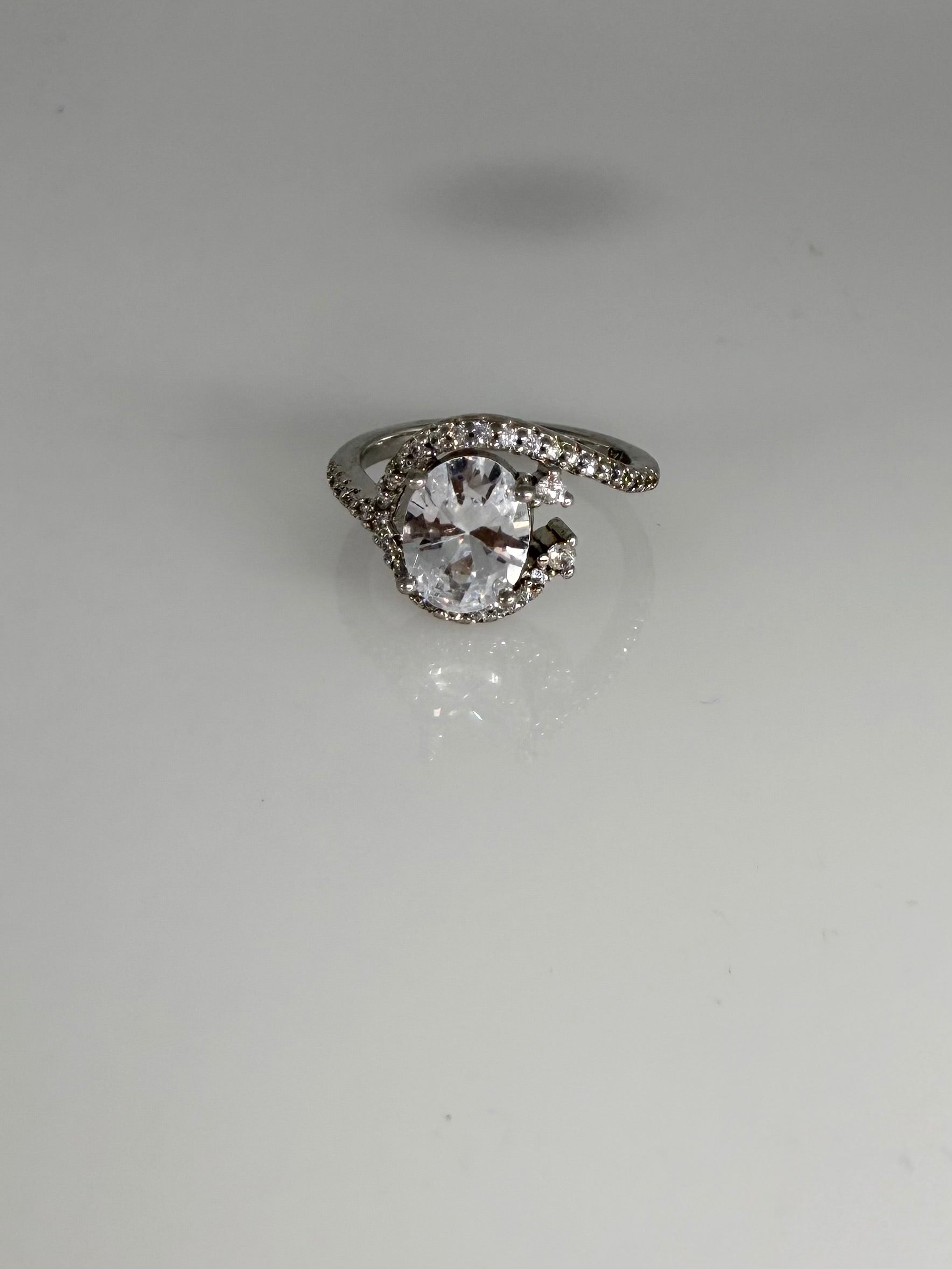 925 Sterling Silver Celestial Spiral Women Ring