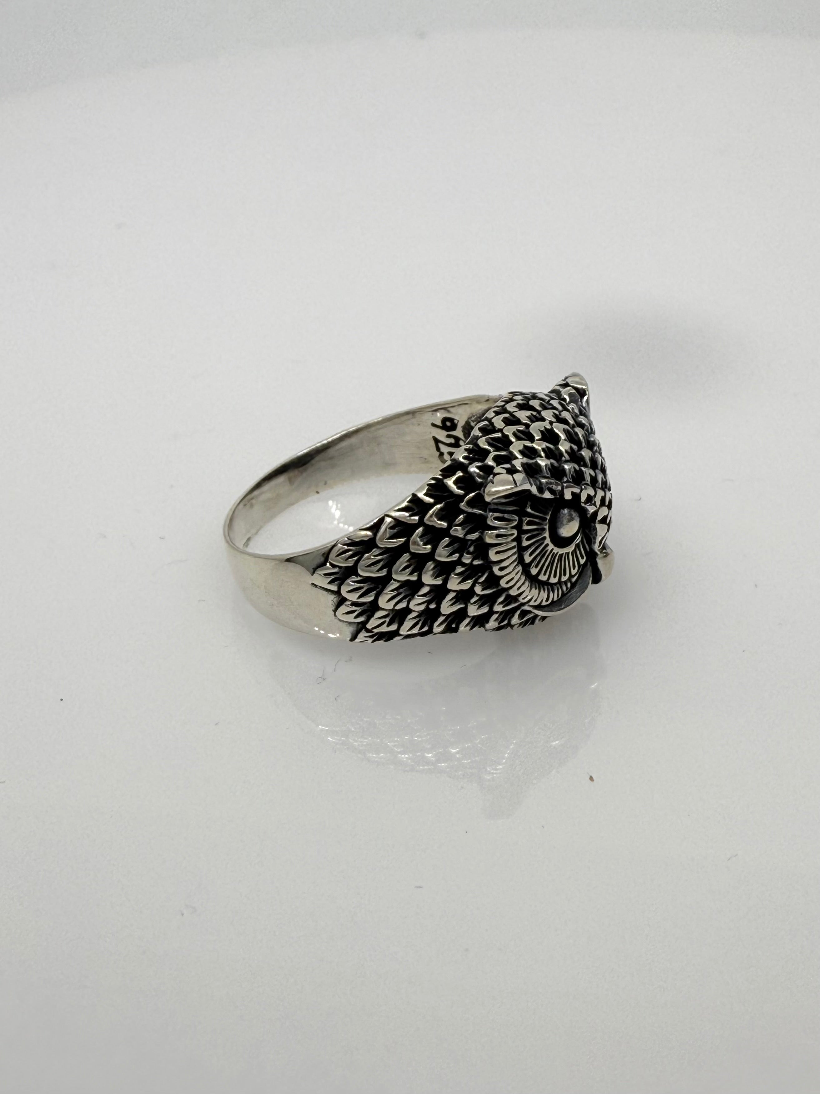 925 Sterling Silver Ring for Men | Hoot Crest