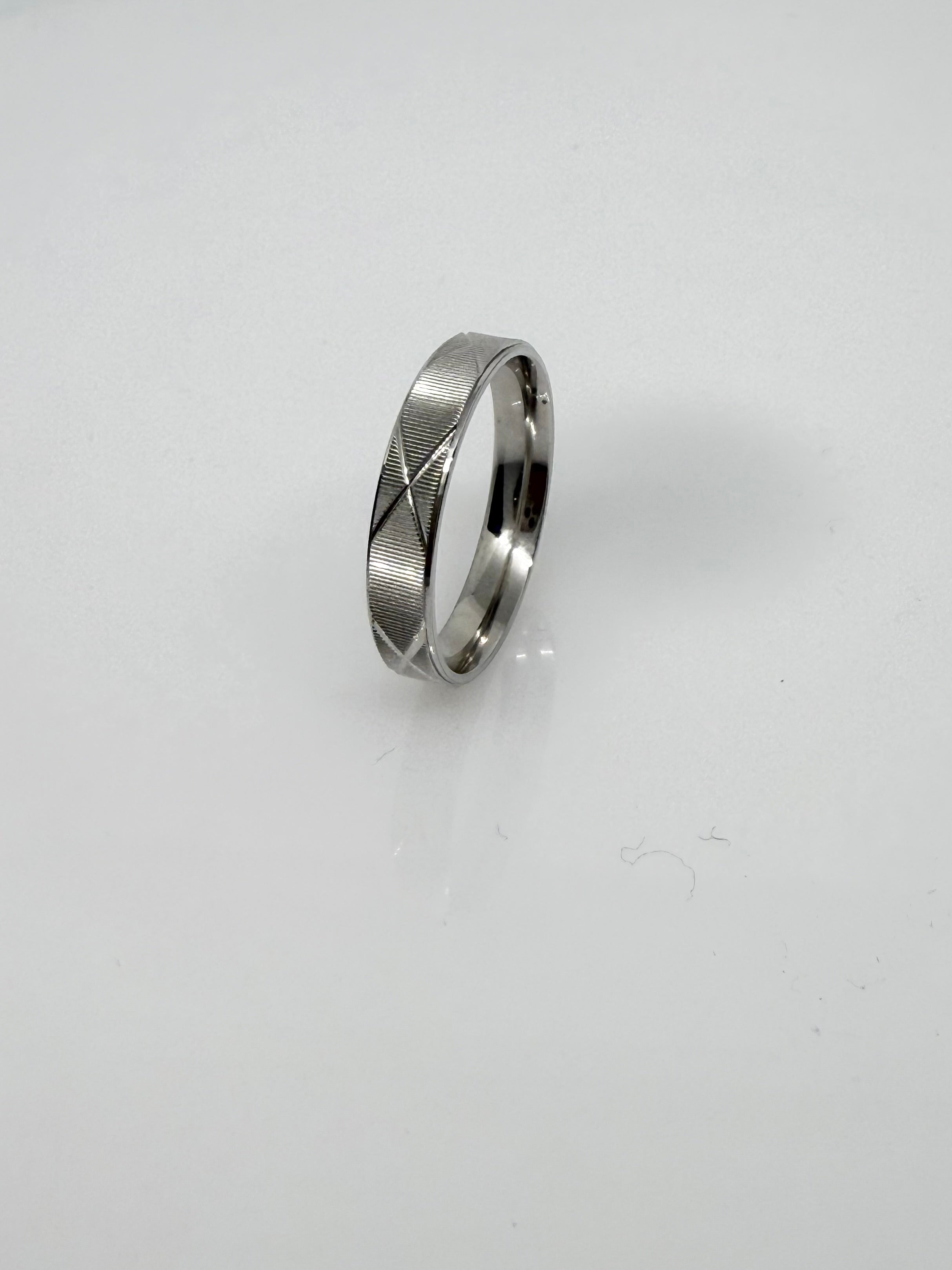 925 Sterling Silver Edge Ring Band | Thumb Ring | For Men | UNISEX