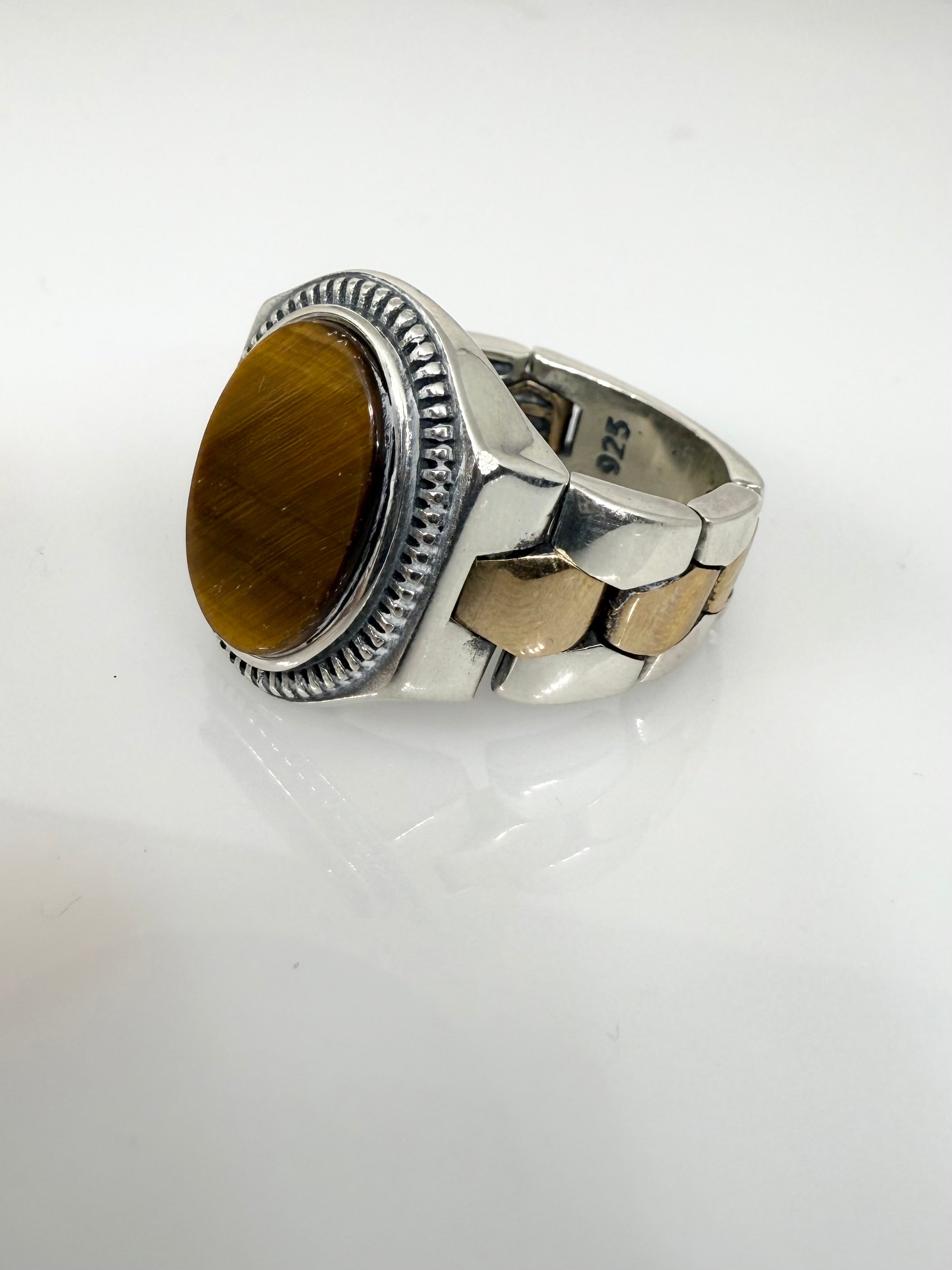 925 Sterling Silver Ring for Men | Anchor Band