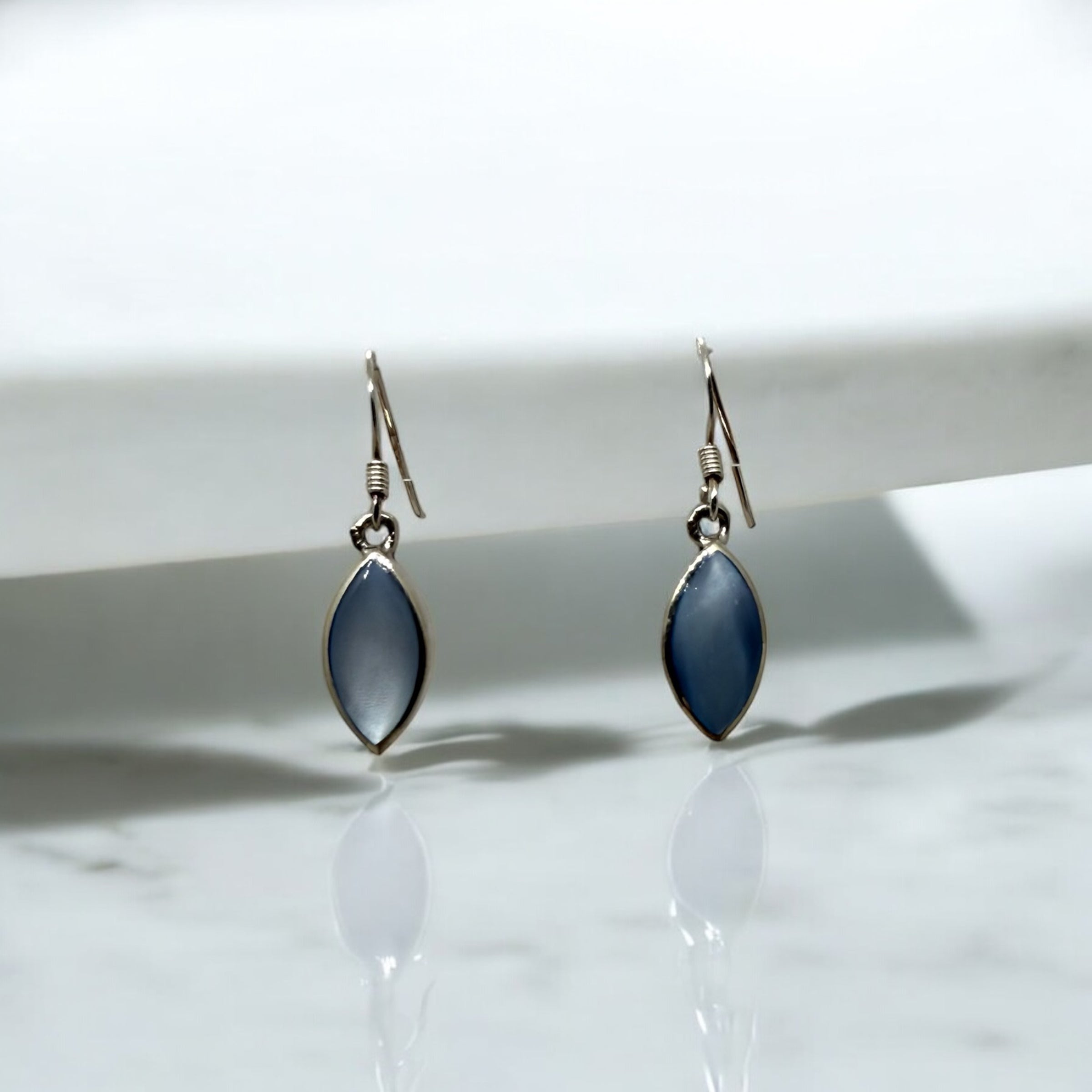 925 Sterling Silver Ocean Vine Earrings | Studs