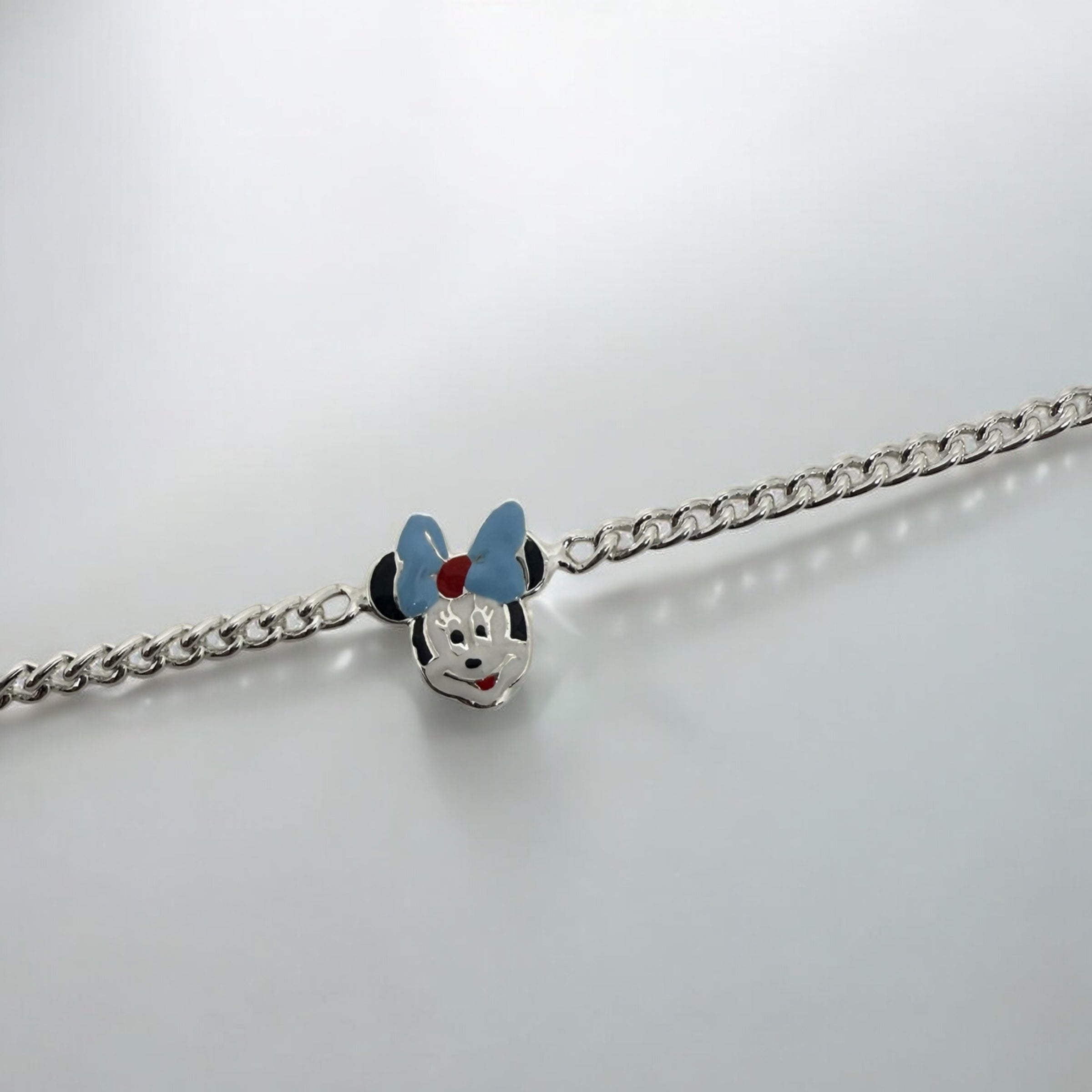 925 Sterling Silver Mickey Mouse cartoon Bracelet | For Kids | Kid’s Rakhi