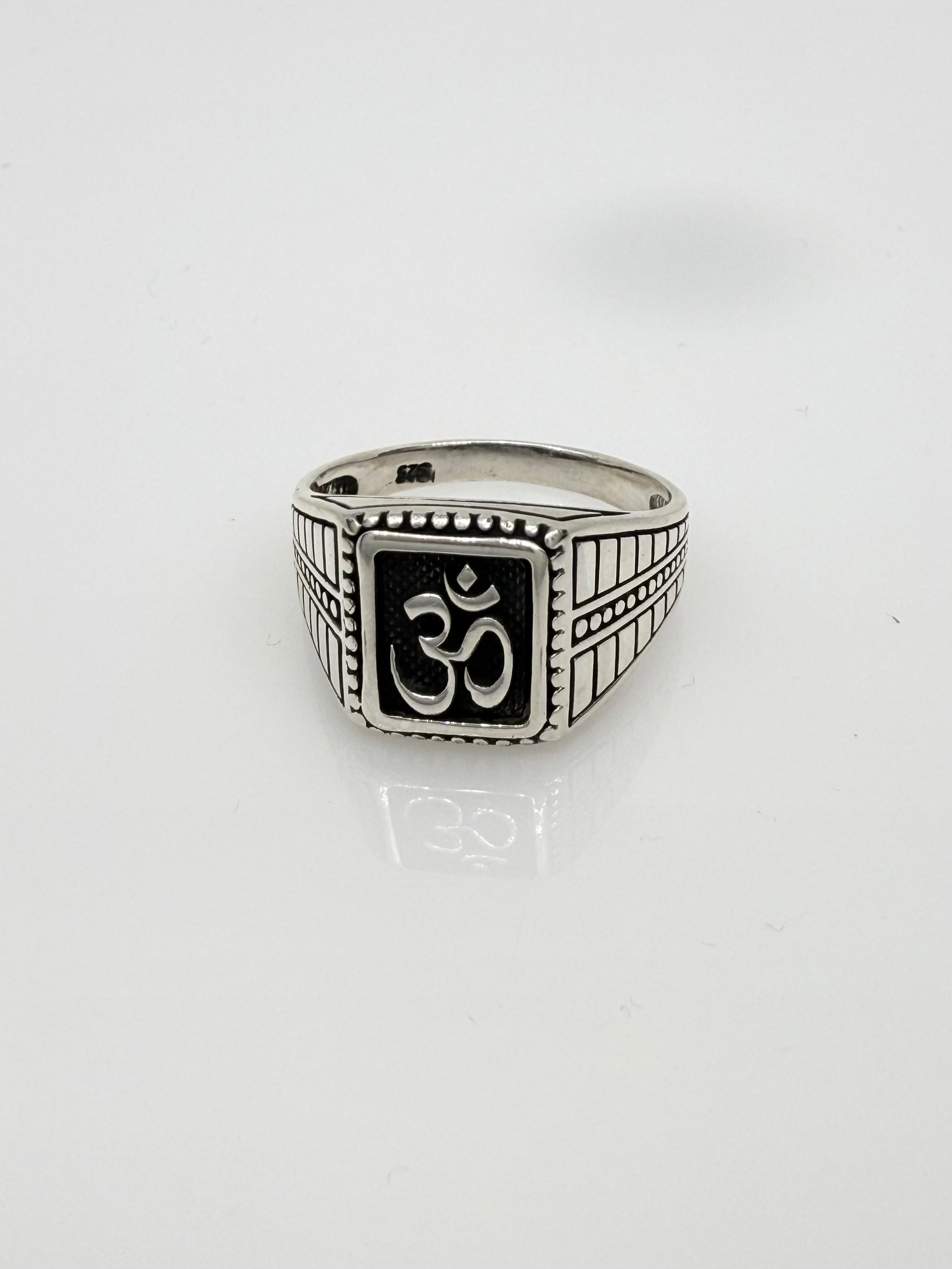 925 Sterling Silver Ring for Men | Om Bliss