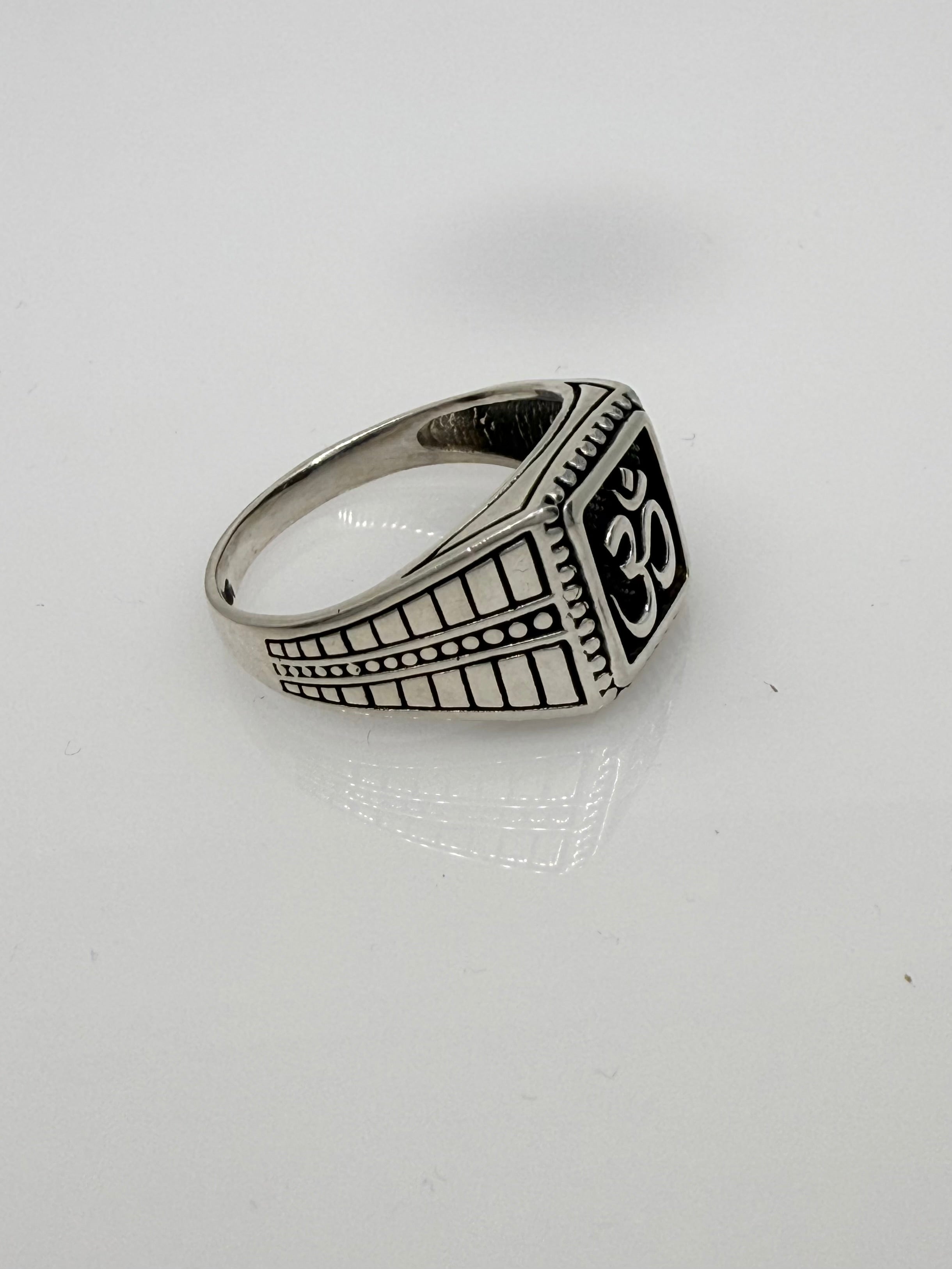 925 Sterling Silver Ring for Men | Om Bliss