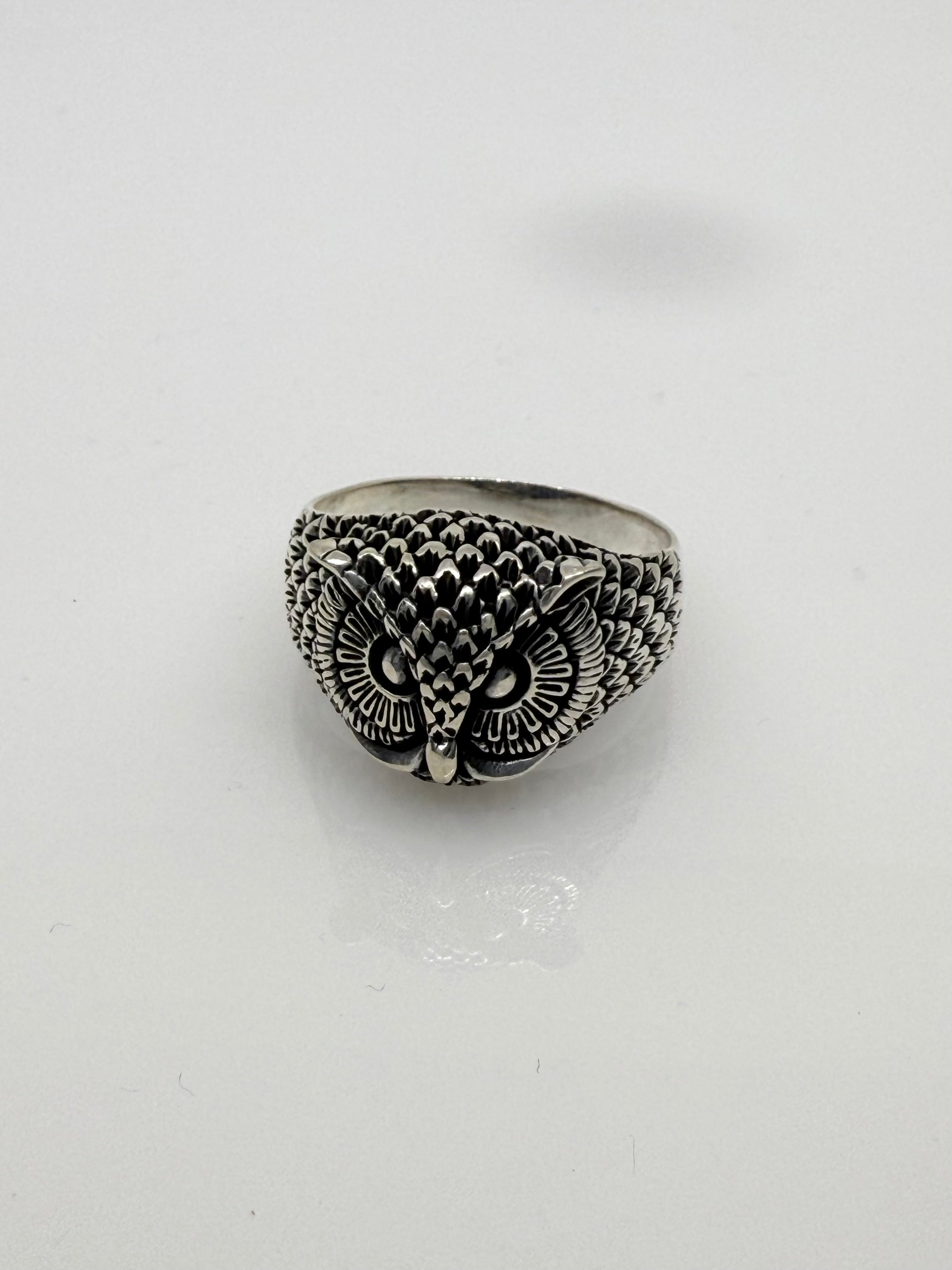 925 Sterling Silver Ring for Men | Hoot Crest
