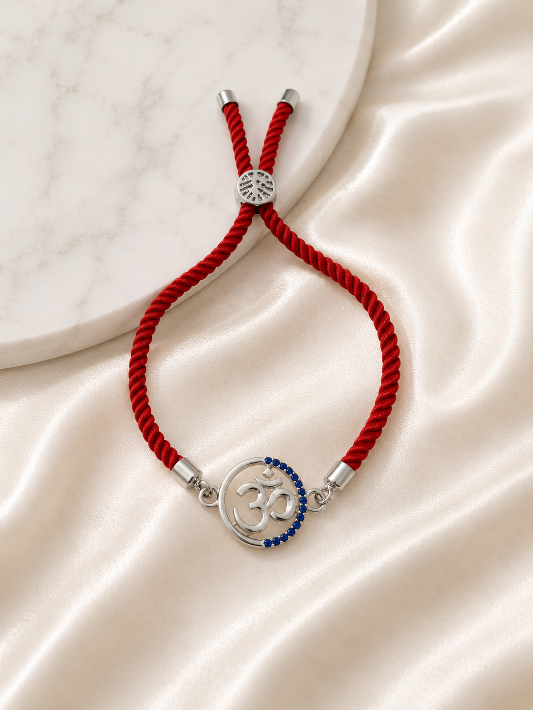 925 Sterling Silver Adjustable Thread Rakhi