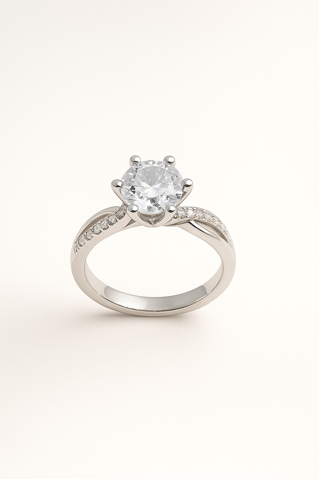 925 Sterling Silver Infinity Shine Women Ring Adjustable