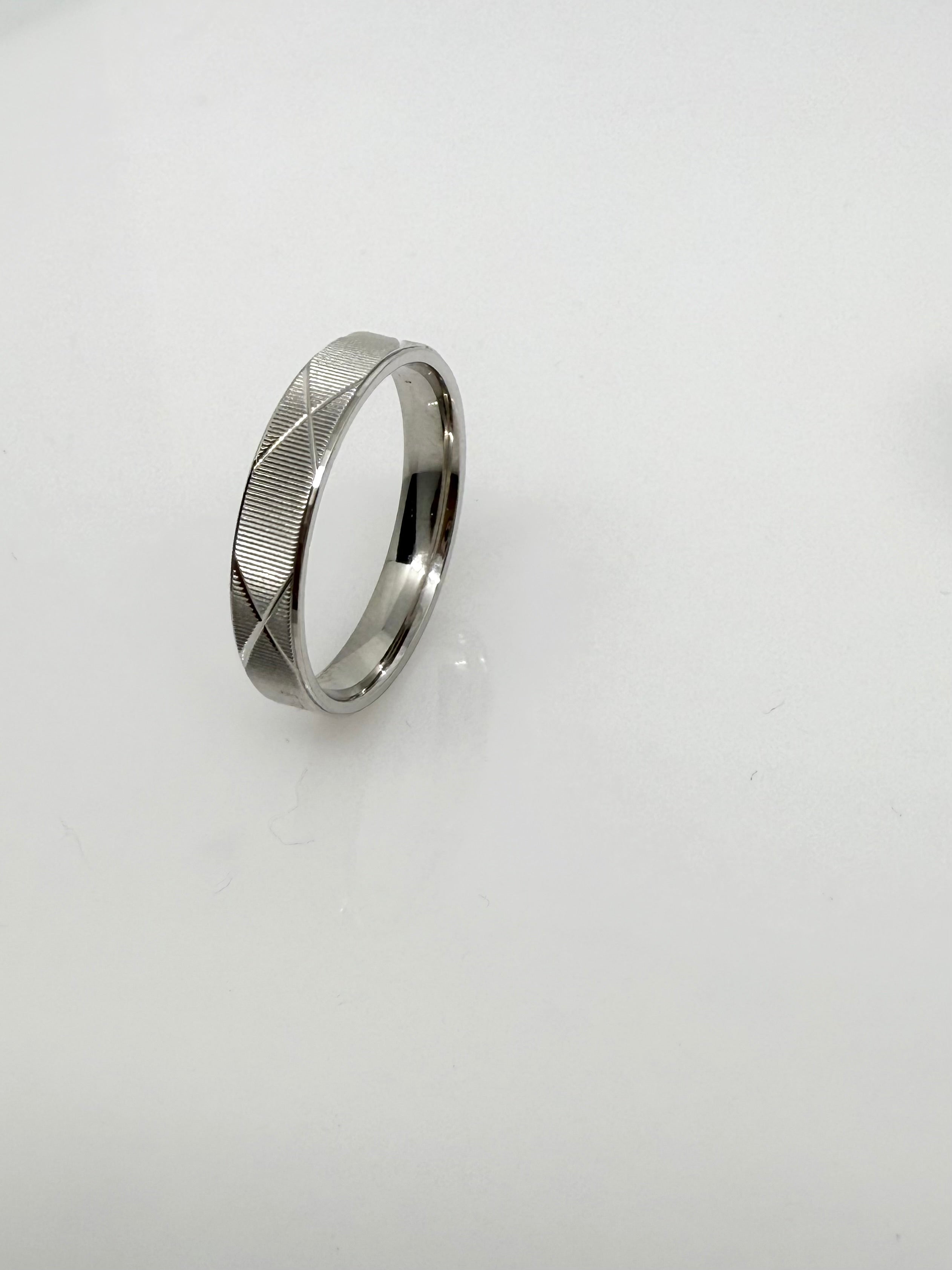 925 Sterling Silver Edge Ring Band | Thumb Ring | For Men | UNISEX