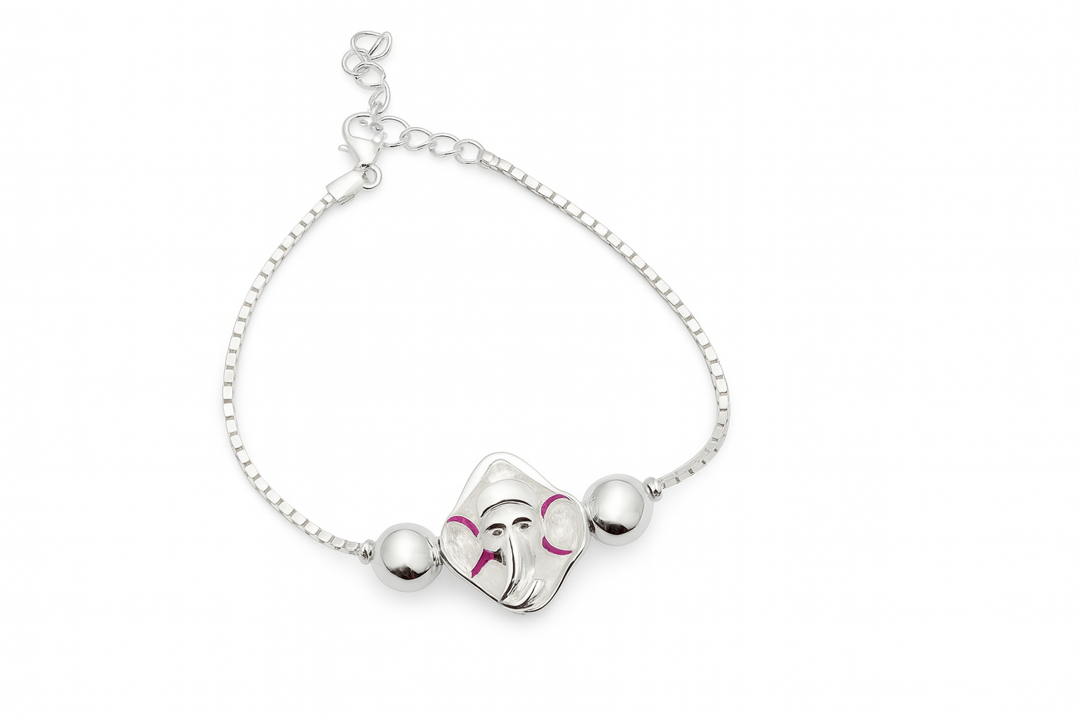 925 STERLING SILVER RAKHI BRACELET | Ganesha