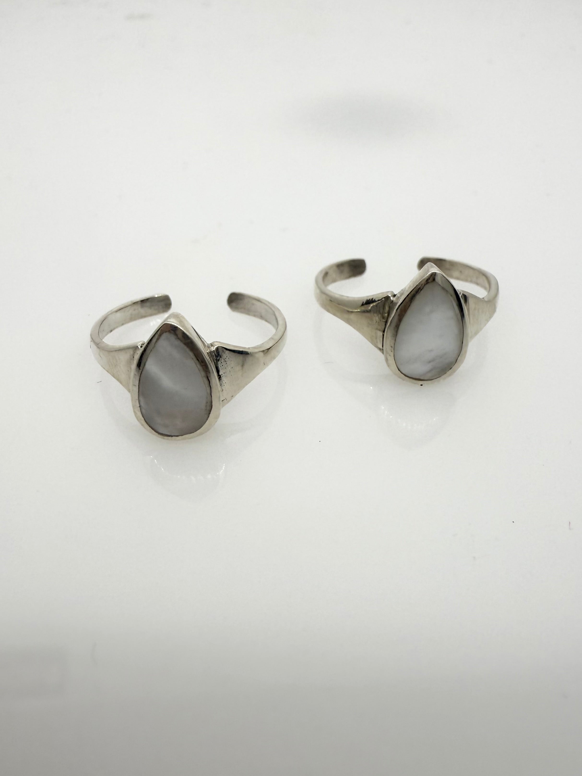925 Sterling Silver Toe rings ( 2 rings) | Free Size