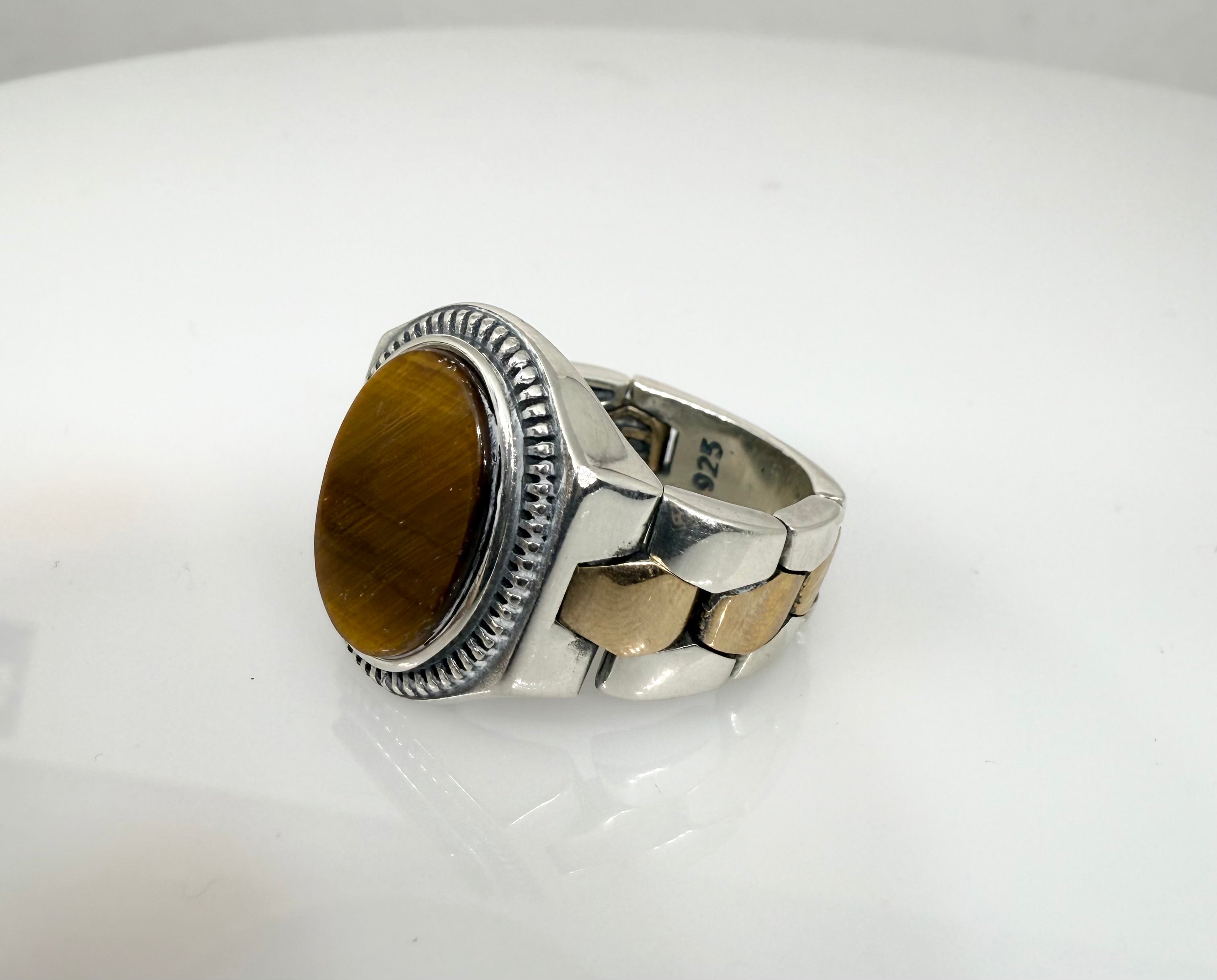 925 Sterling Silver Ring for Men | Anchor Band