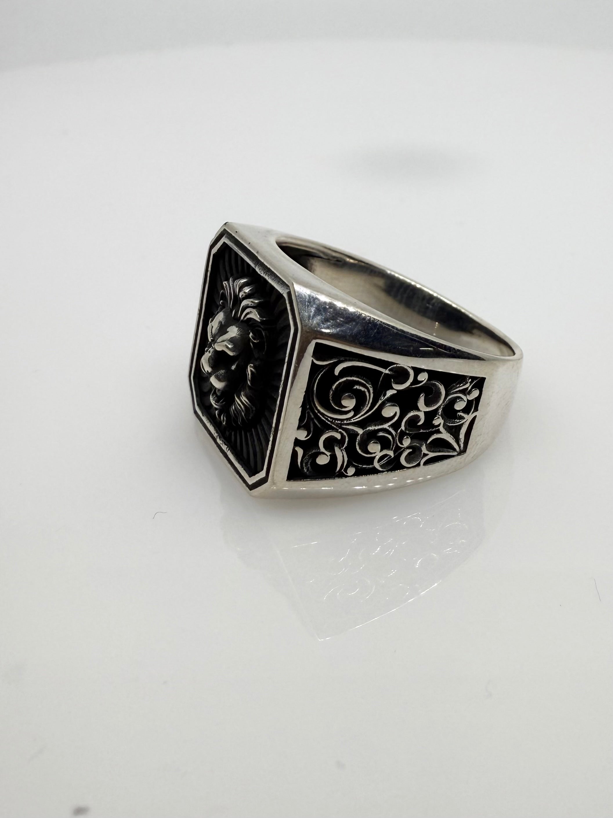 925 Sterling Silver Ring for Men | Golden Roar