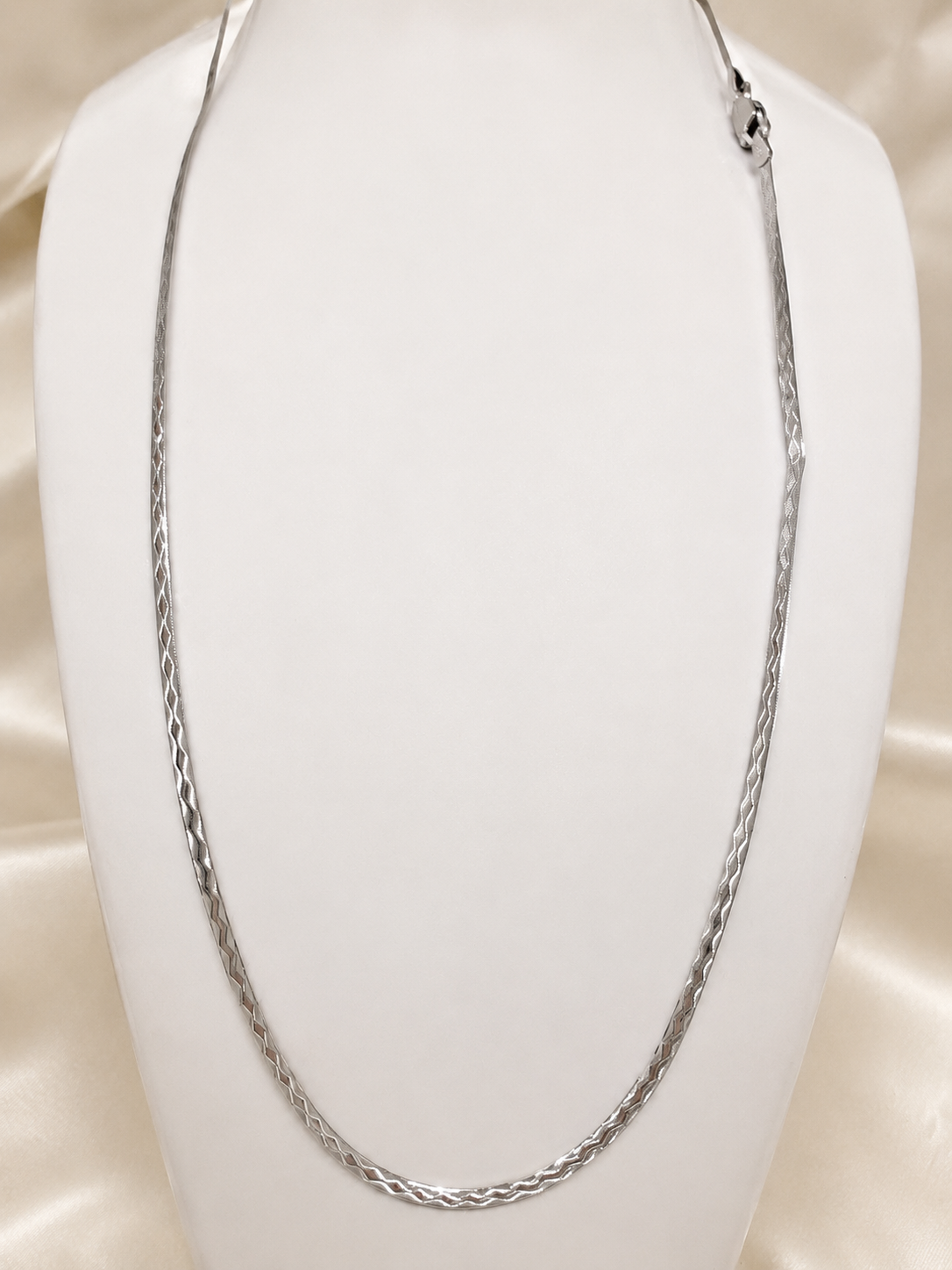 925 Sterling Silver Reversible Italian Snake Chain