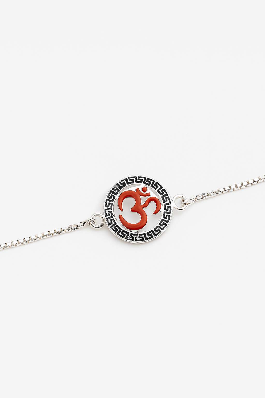 925 Sterling Silver Rakhi Bracelet | Om