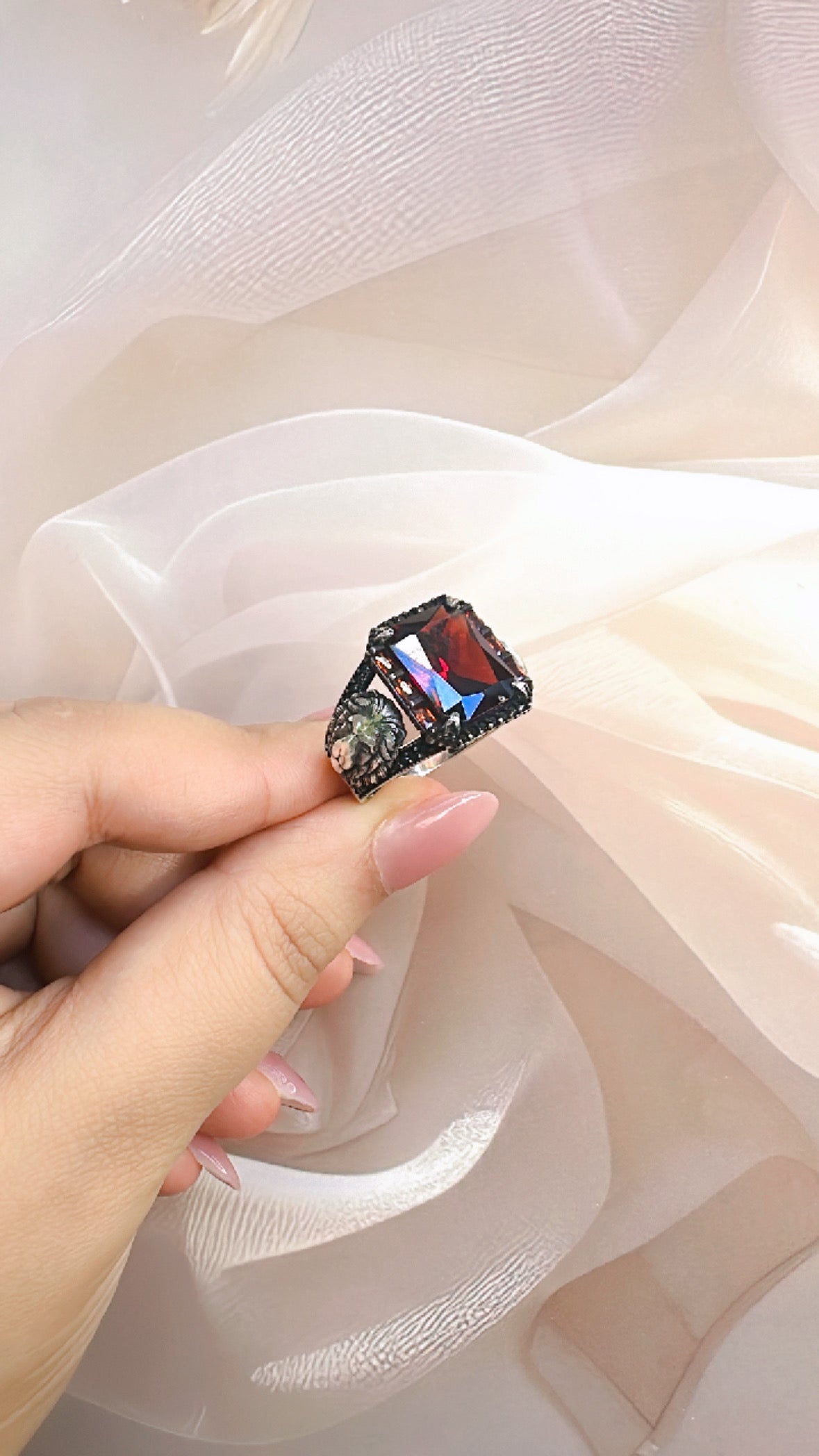 925 Sterling Silver Ring for Men | Red Lion