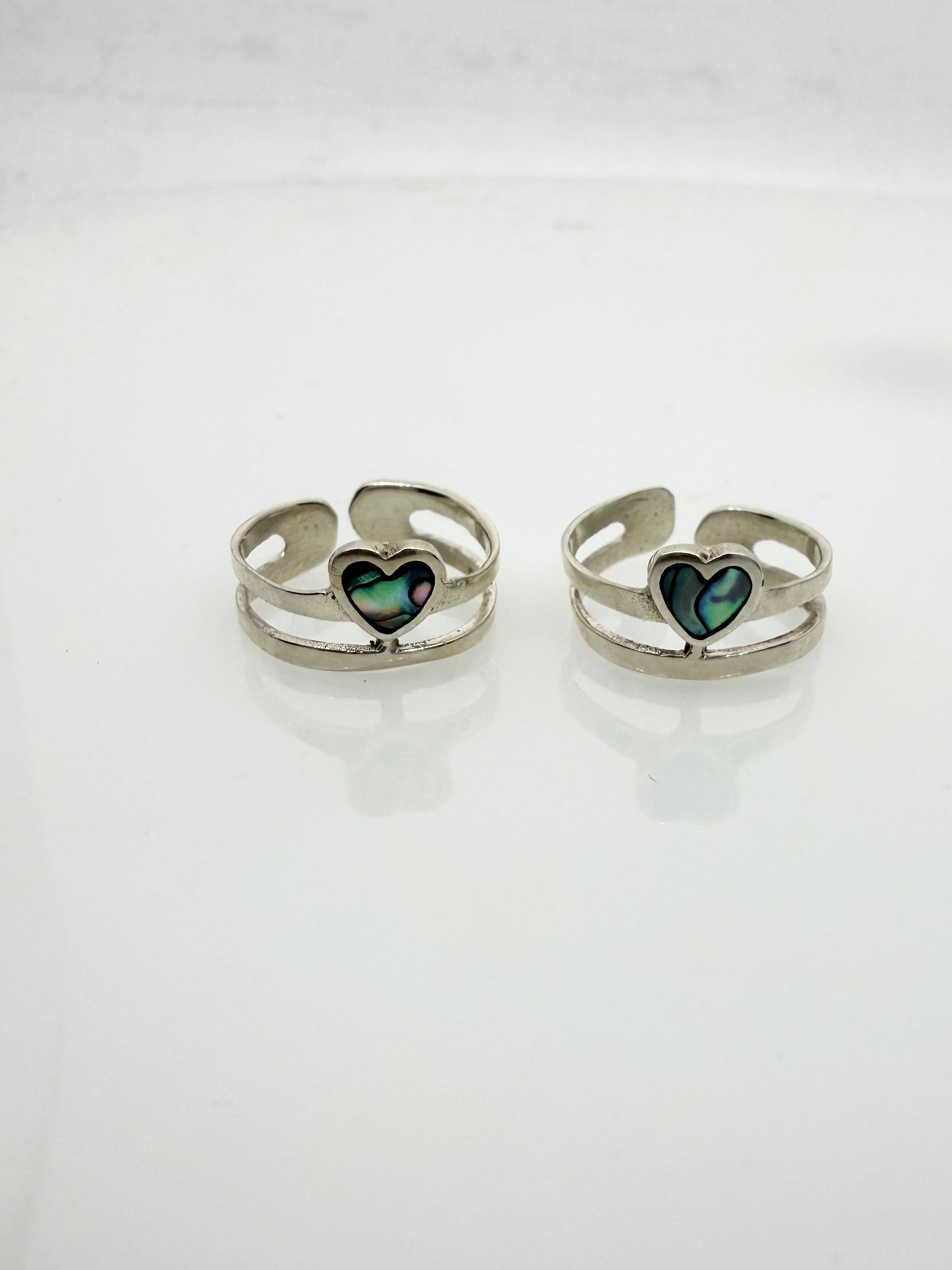 925 Sterling Silver Toe rings ( 2 rings ) | Free Size