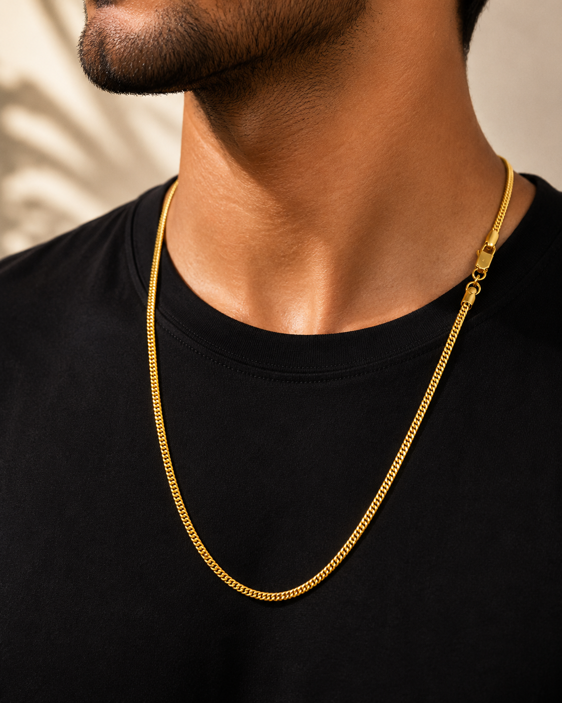 925 Sterling Silver Gold Polish Milano Chain