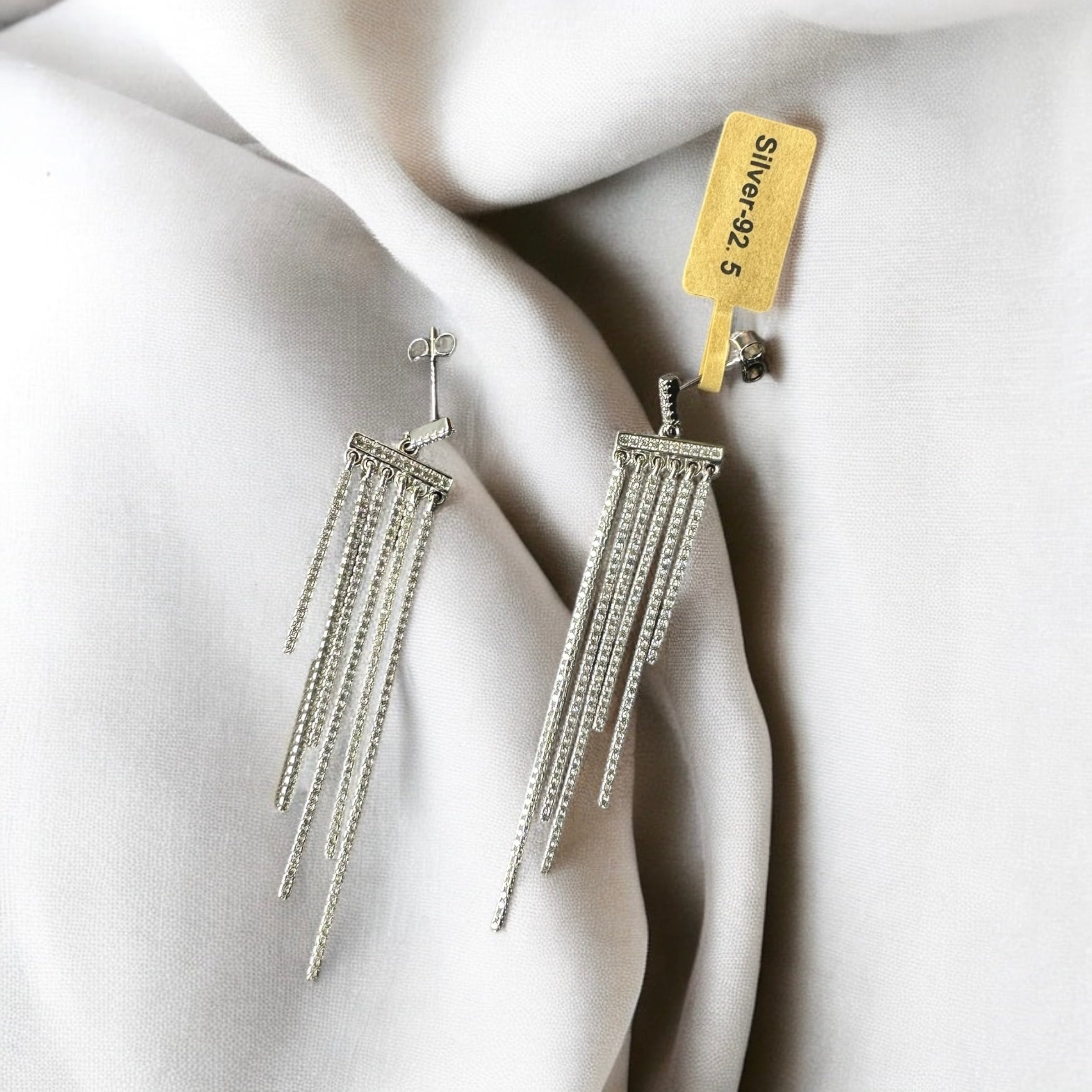925 Sterling Silver Luxe Falls Earrings | Studs