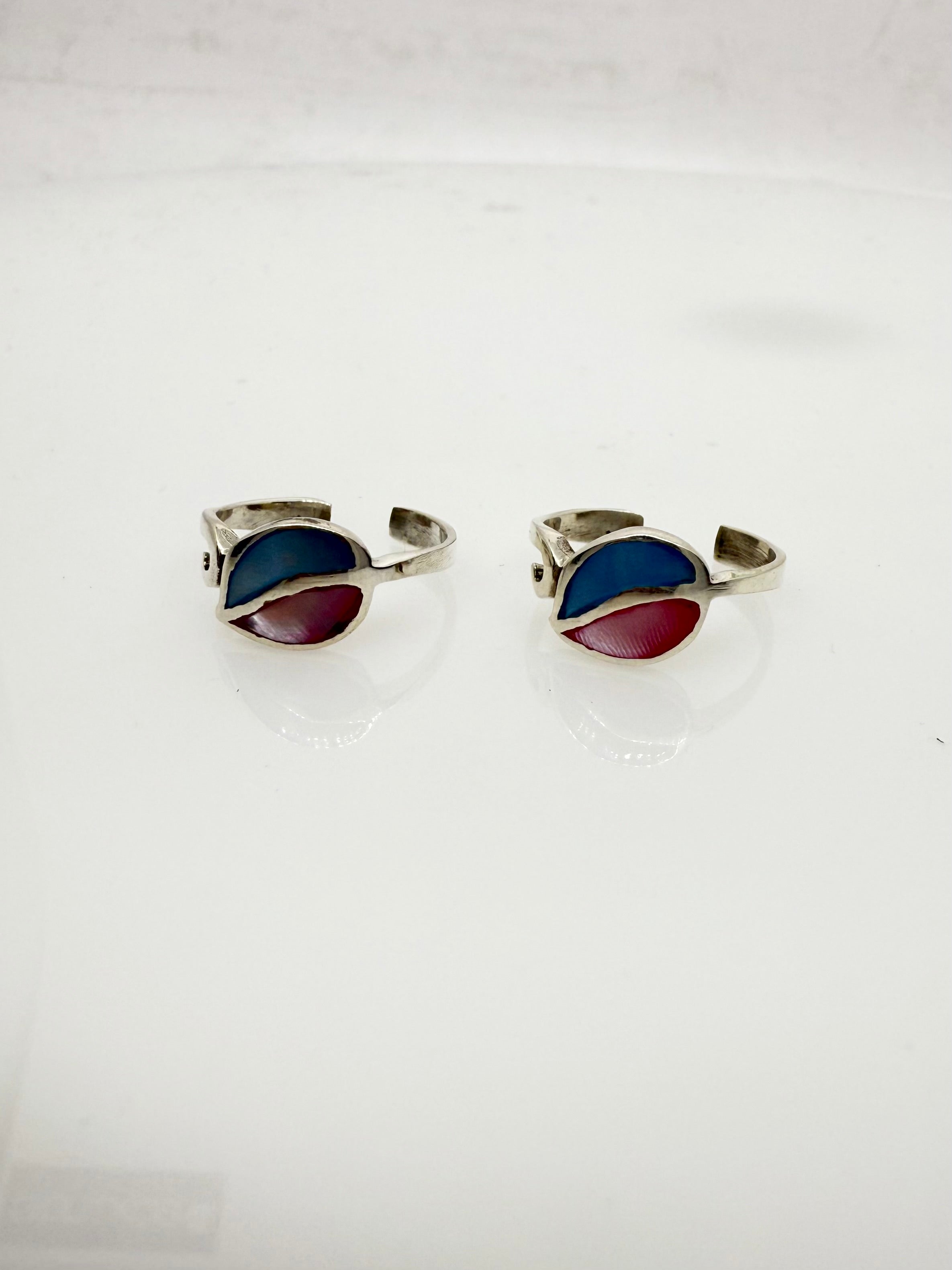 925 Sterling Silver Toe rings (2 rings) | Free size