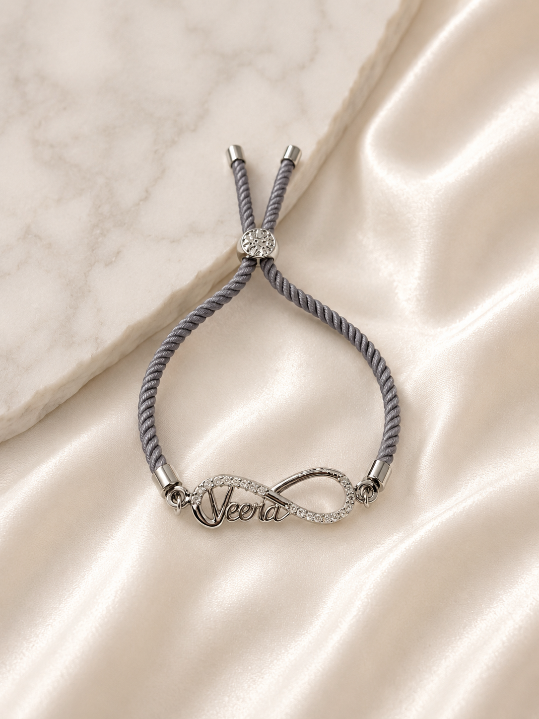 925 Sterling Silver Adjustable Thread Rakhi