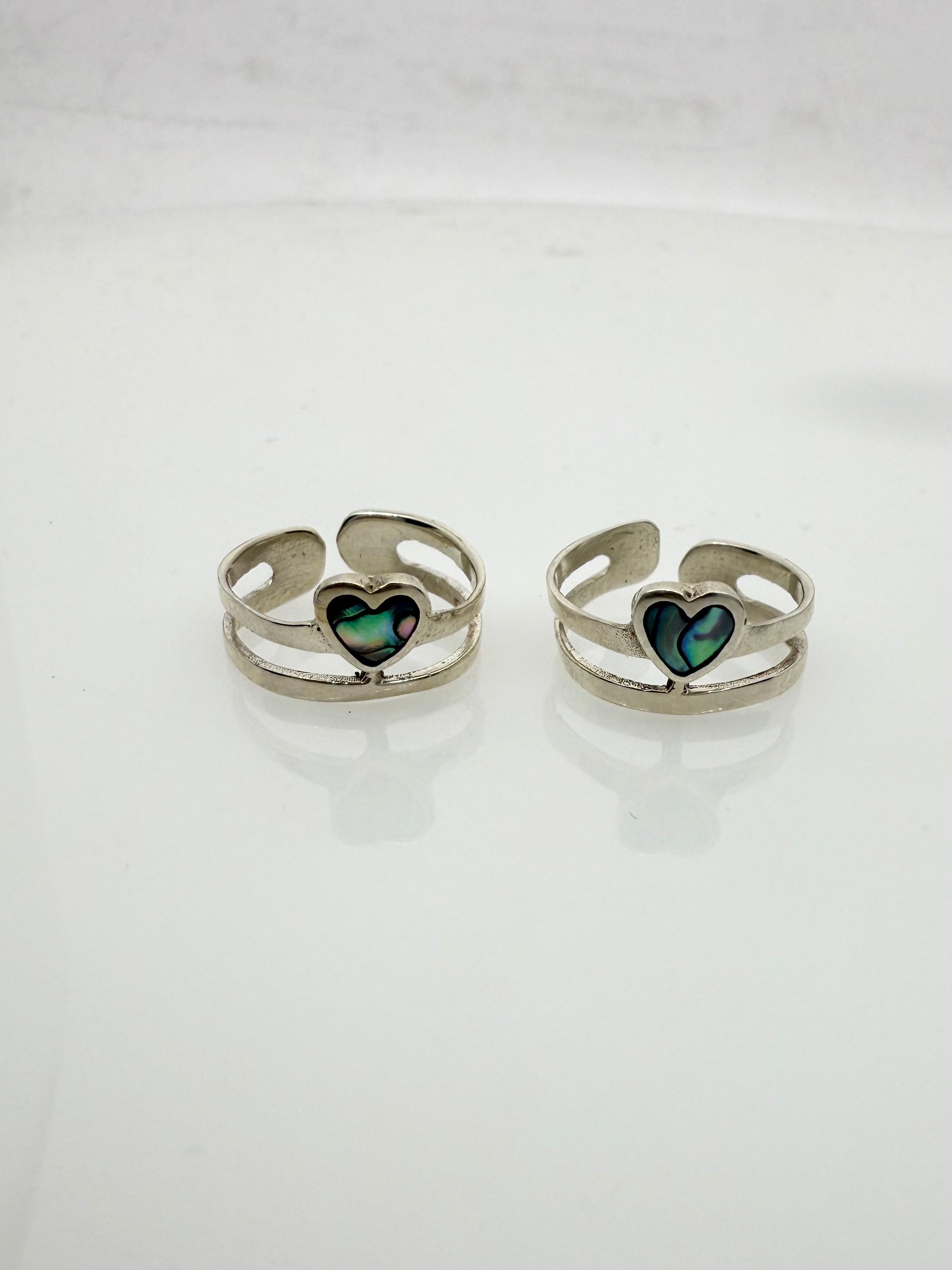 925 Sterling Silver Toe rings ( 2 rings ) | Free Size