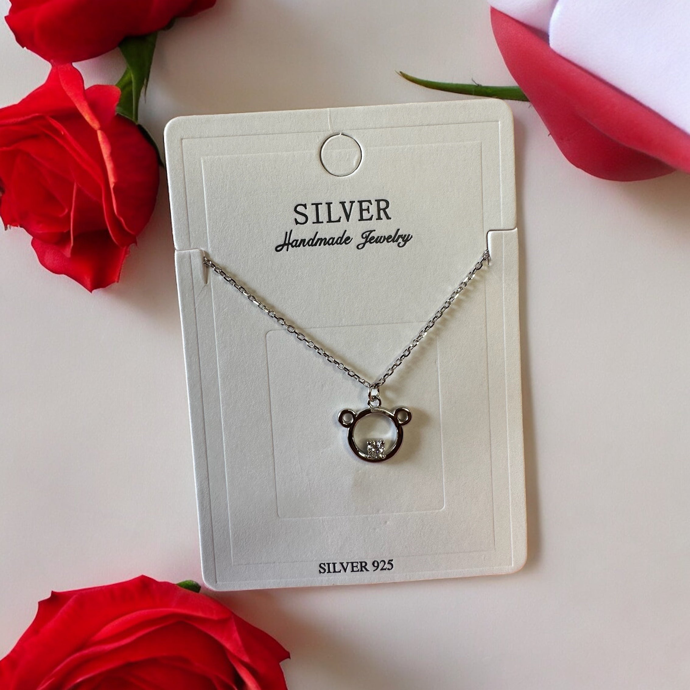Bear-y affectionate Pendant Neckpiece | 925 Sterling Silver