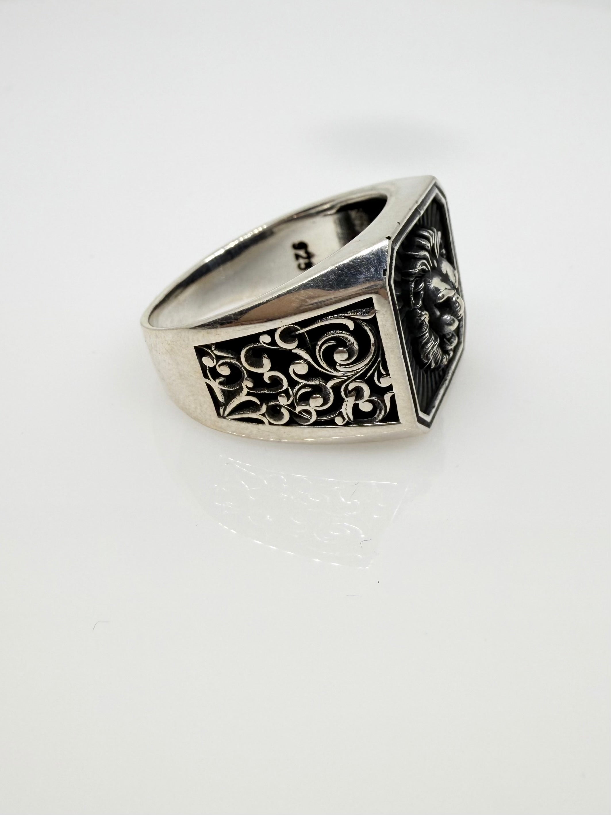 925 Sterling Silver Ring for Men | Golden Roar