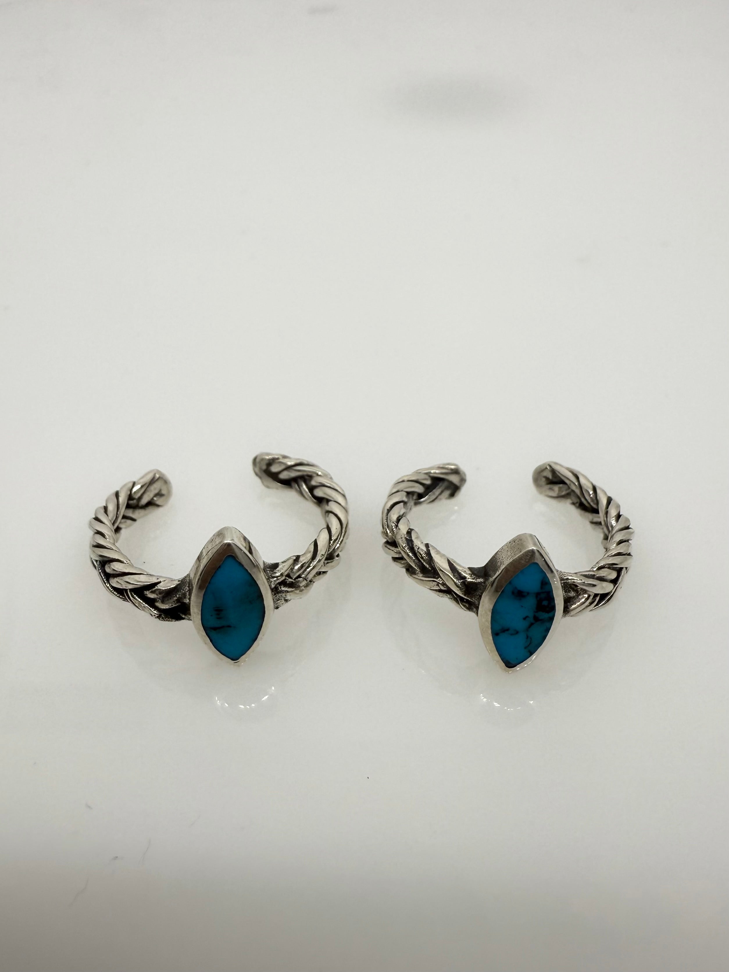 925 Sterling Silver toe rings (2 rings) | Free size