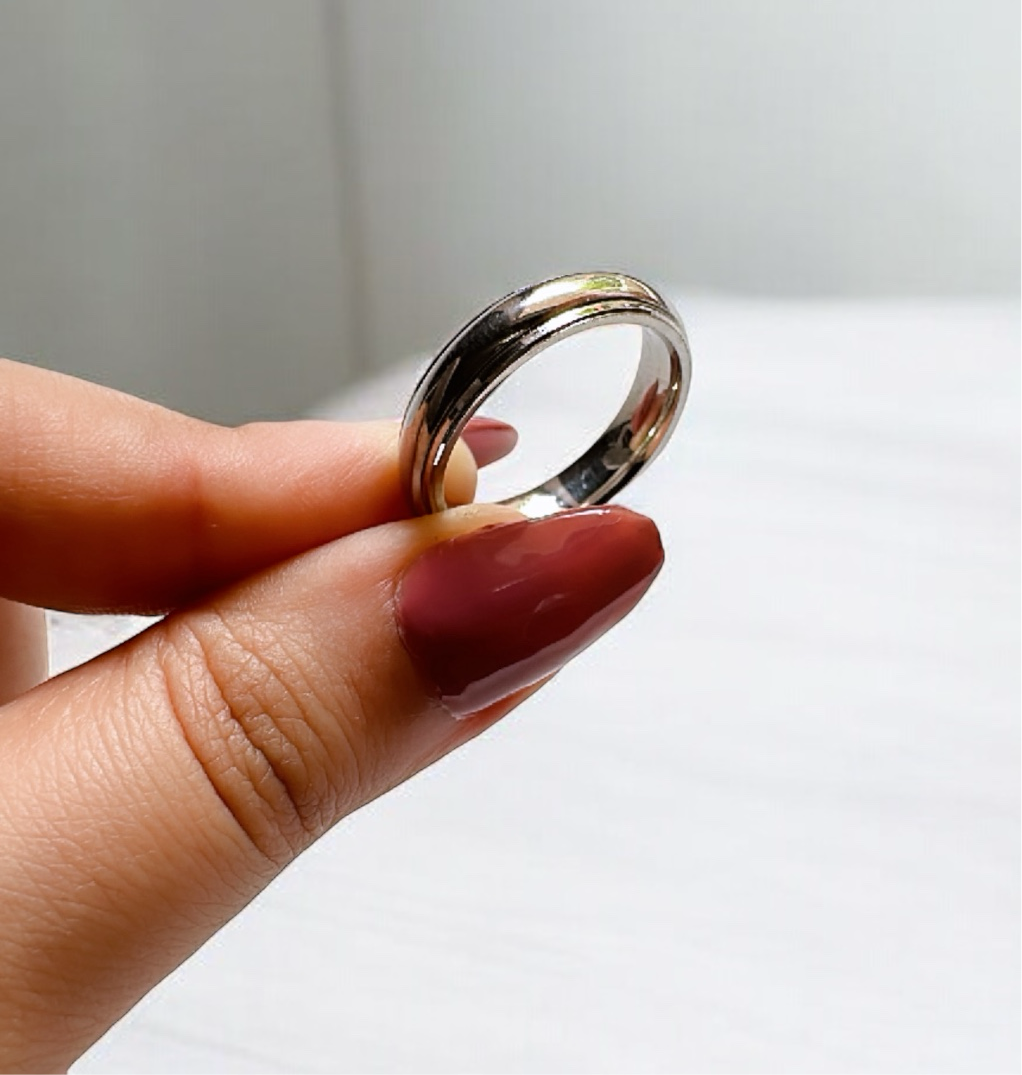 925 Sterling Silver Radiance band| Thumb Ring for Men | UNISEX