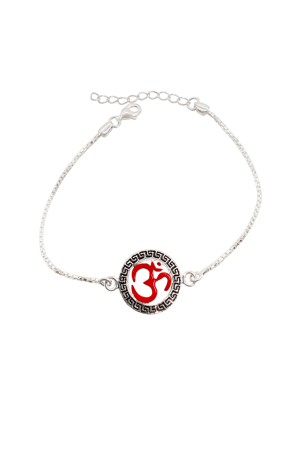 925 Sterling Silver Rakhi Bracelet | Om