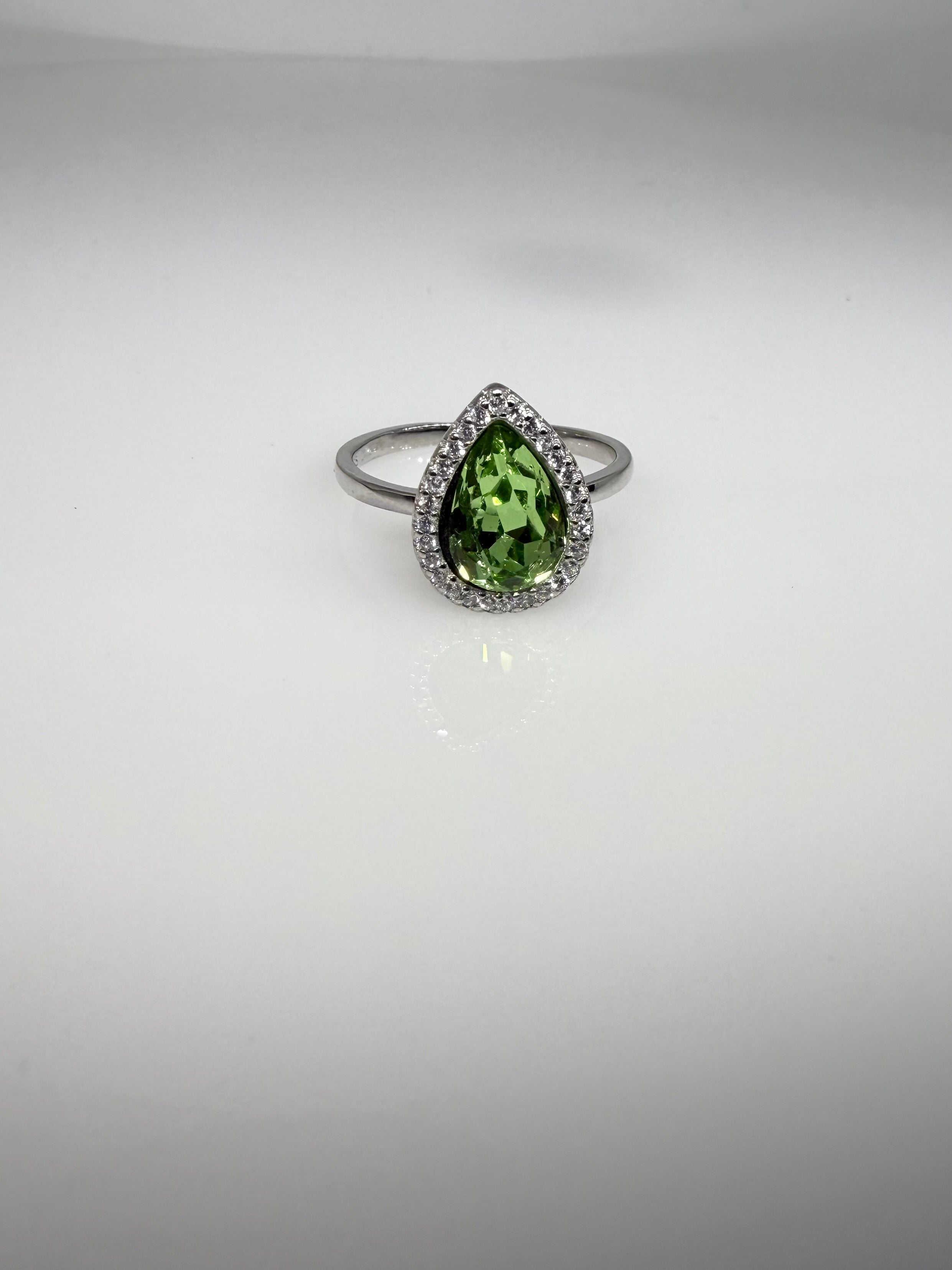925 Sterling Silver Moss Blossom Women Ring