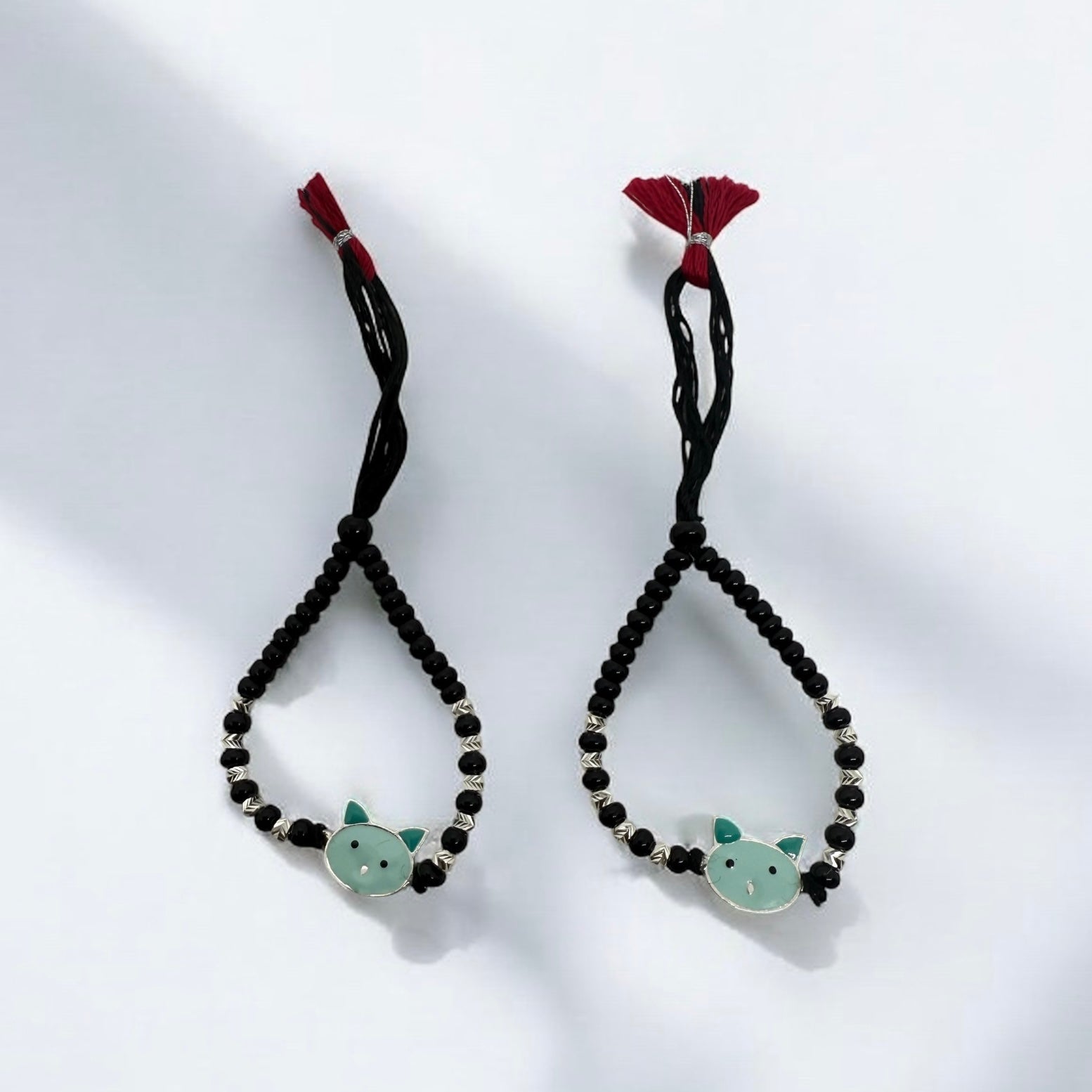 Kids Cartoon Thread Nazariya | Adjustable Thread Style | Ideal for New Borns | 925 Sterling Silver