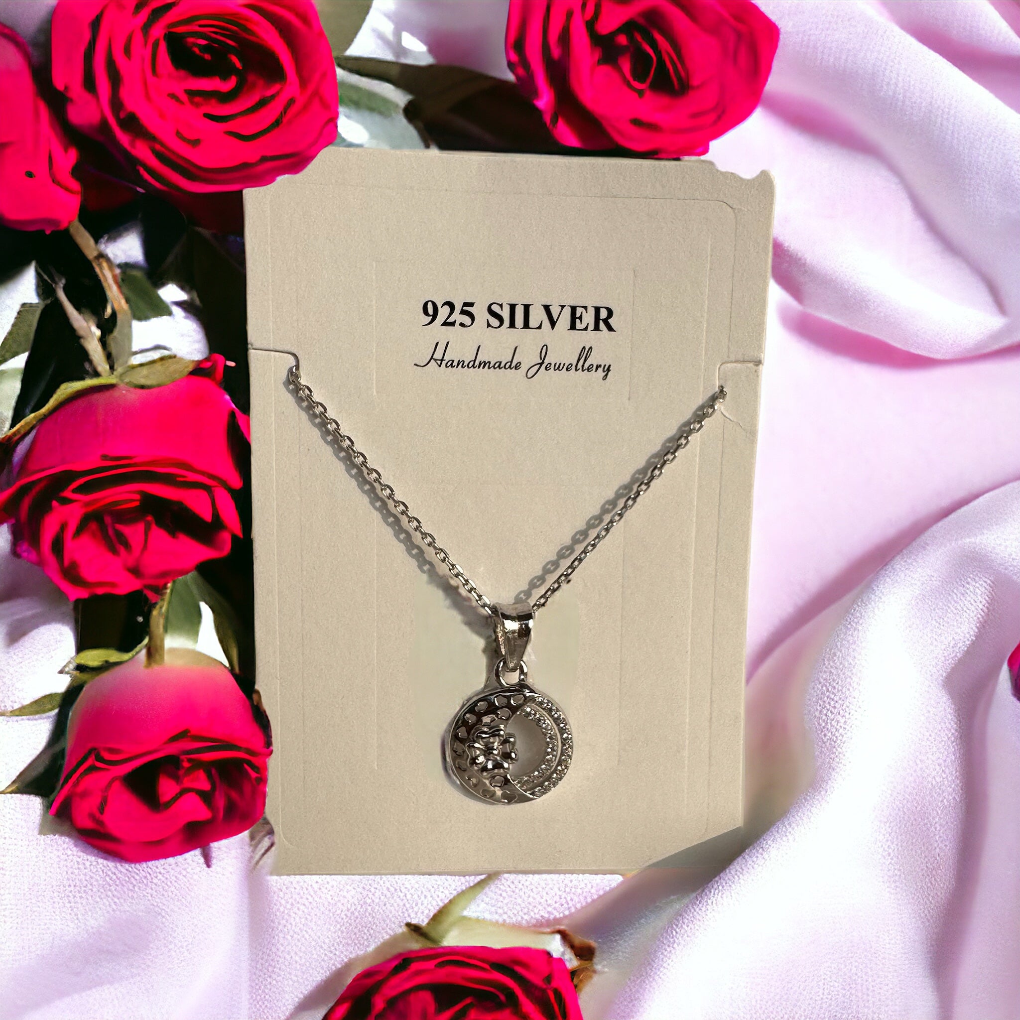 Heavenly Elegance Pendant Neckpiece | 925 Sterling Silver