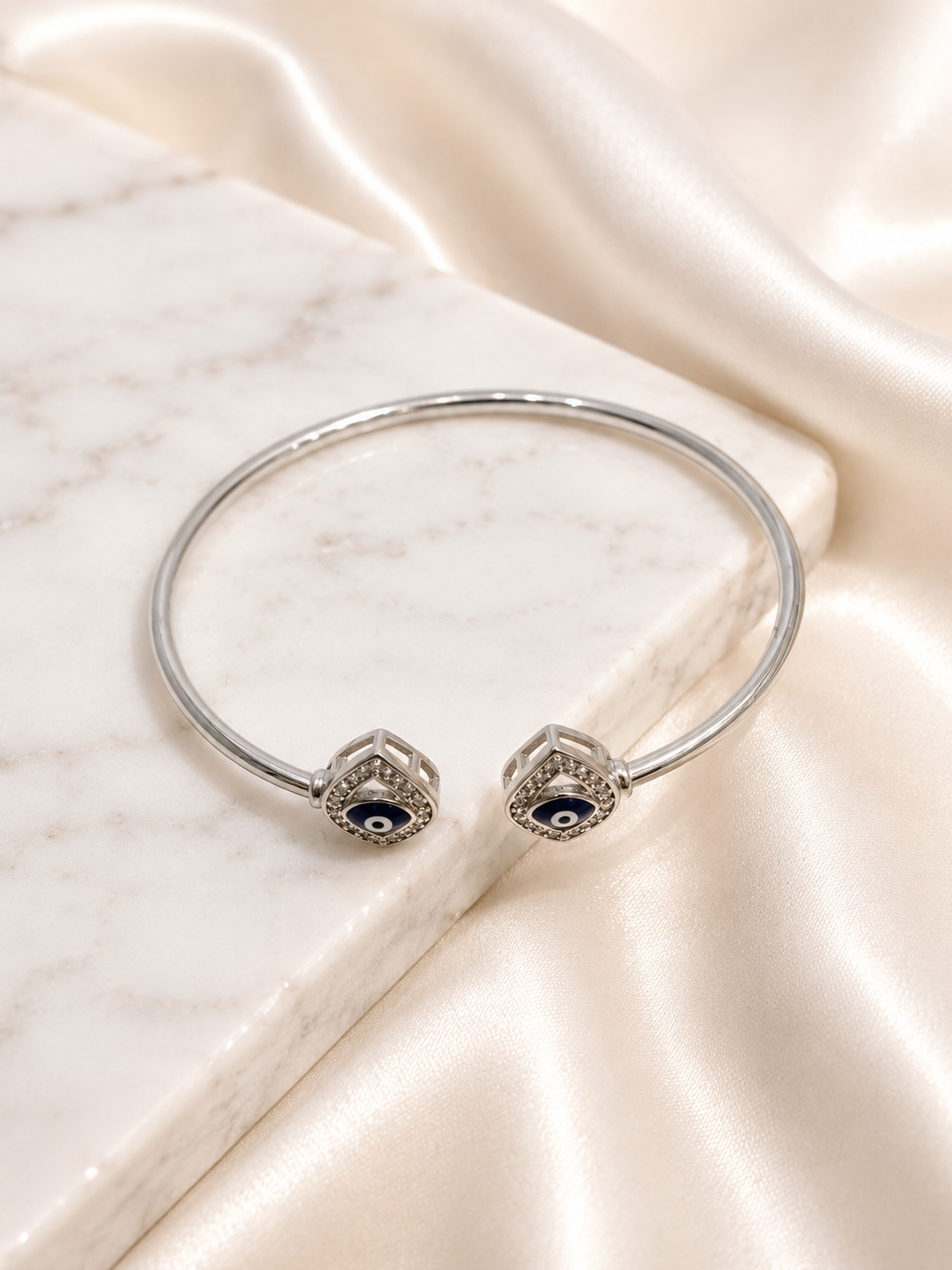 925 Sterling Silver Evil Eye Bracelet | For Her