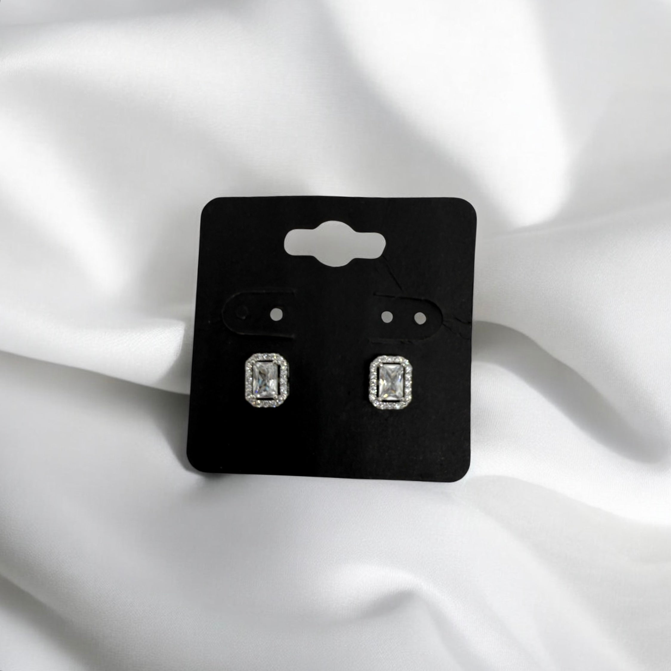 925 Sterling Silver Sleek Slice Studs |Everyday Wear studs