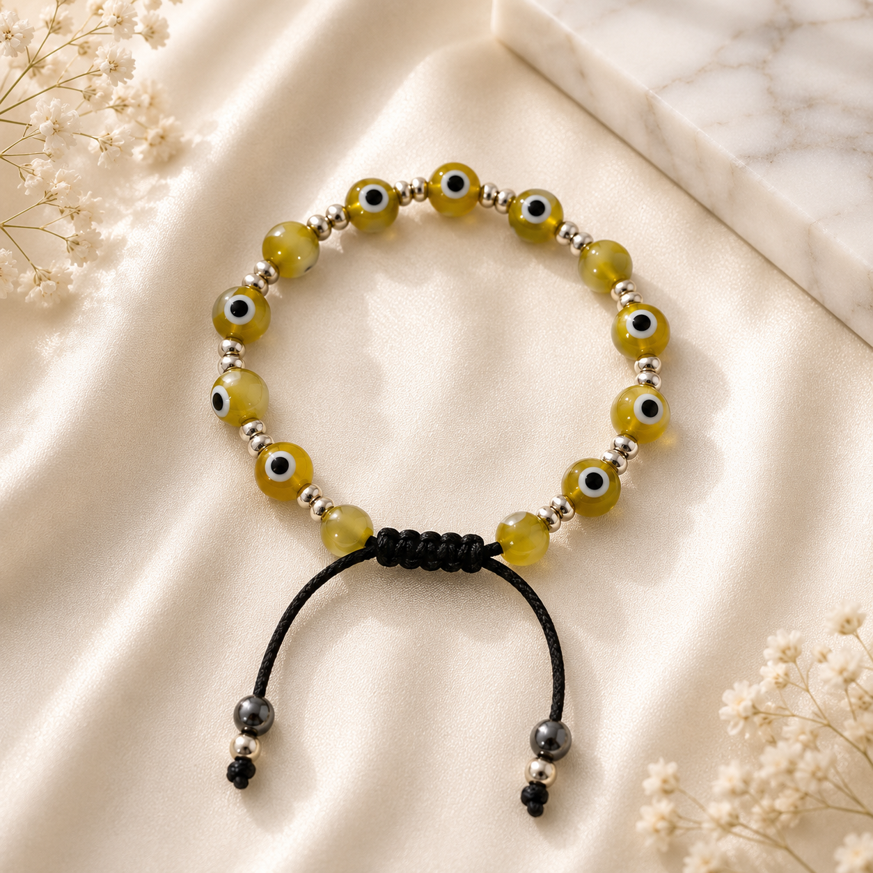 925 Sterling Silver Evil Eye Protection Bracelet | Unisex
