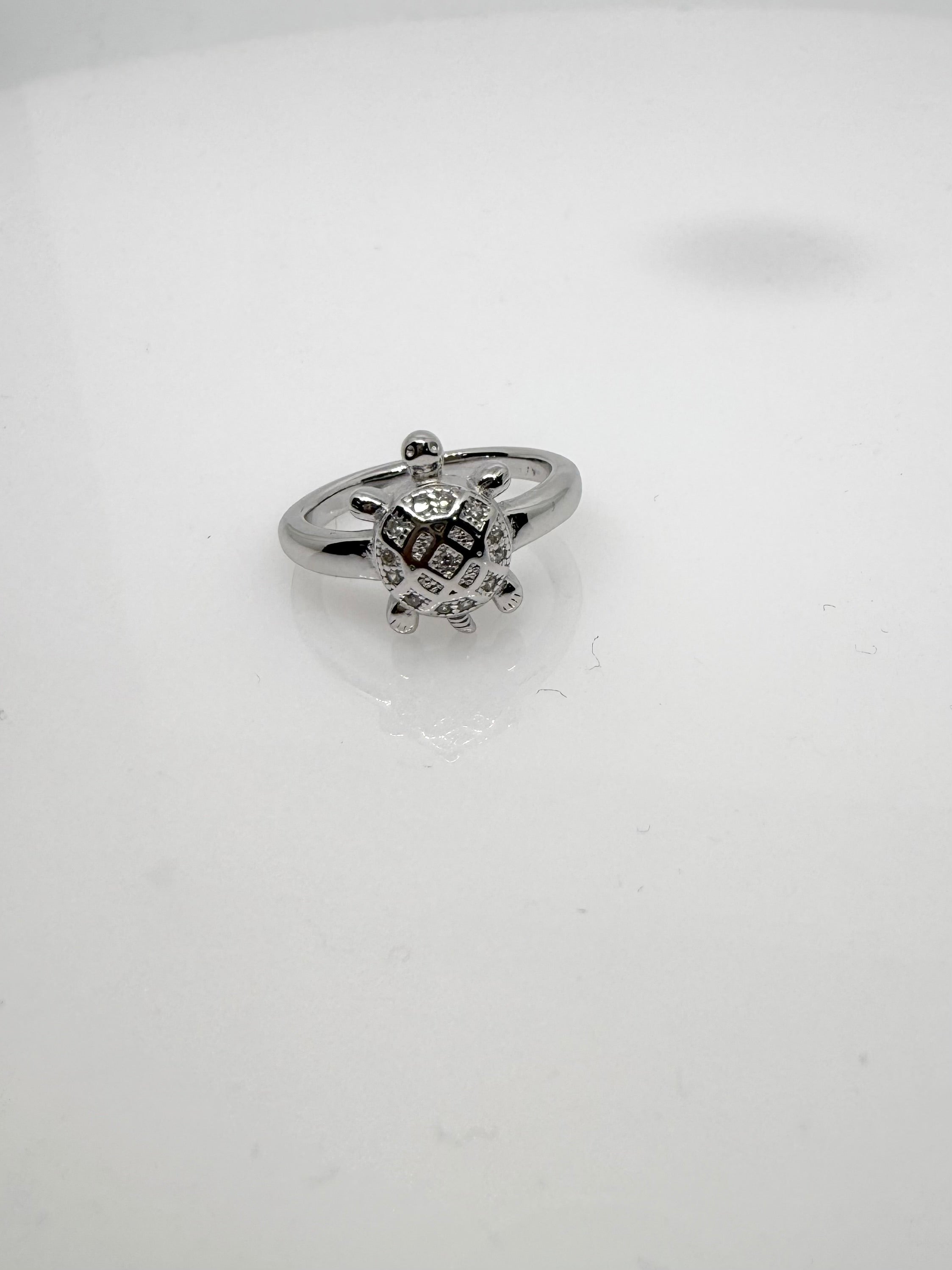 925 Sterling Silver Classic Tortoise Ring