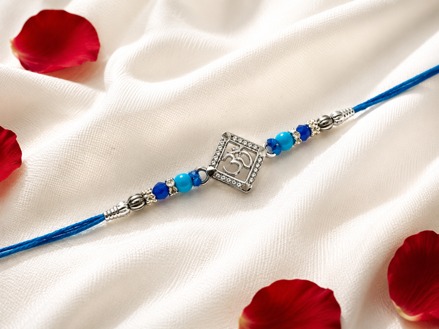 925 Sterling Silver Thread Rakhi | Om