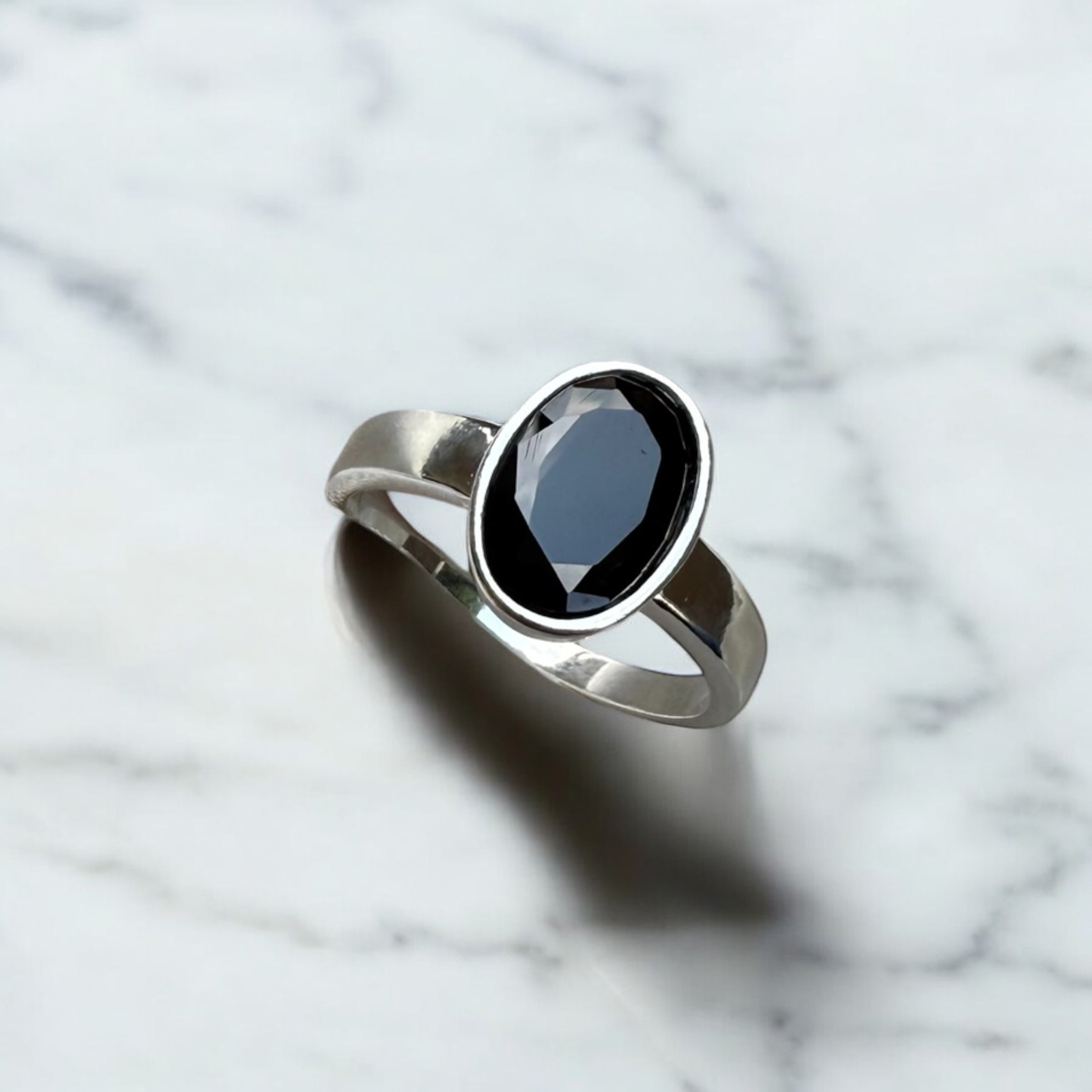 925 Sterling Silver Ring for Men | Shadow Sphere