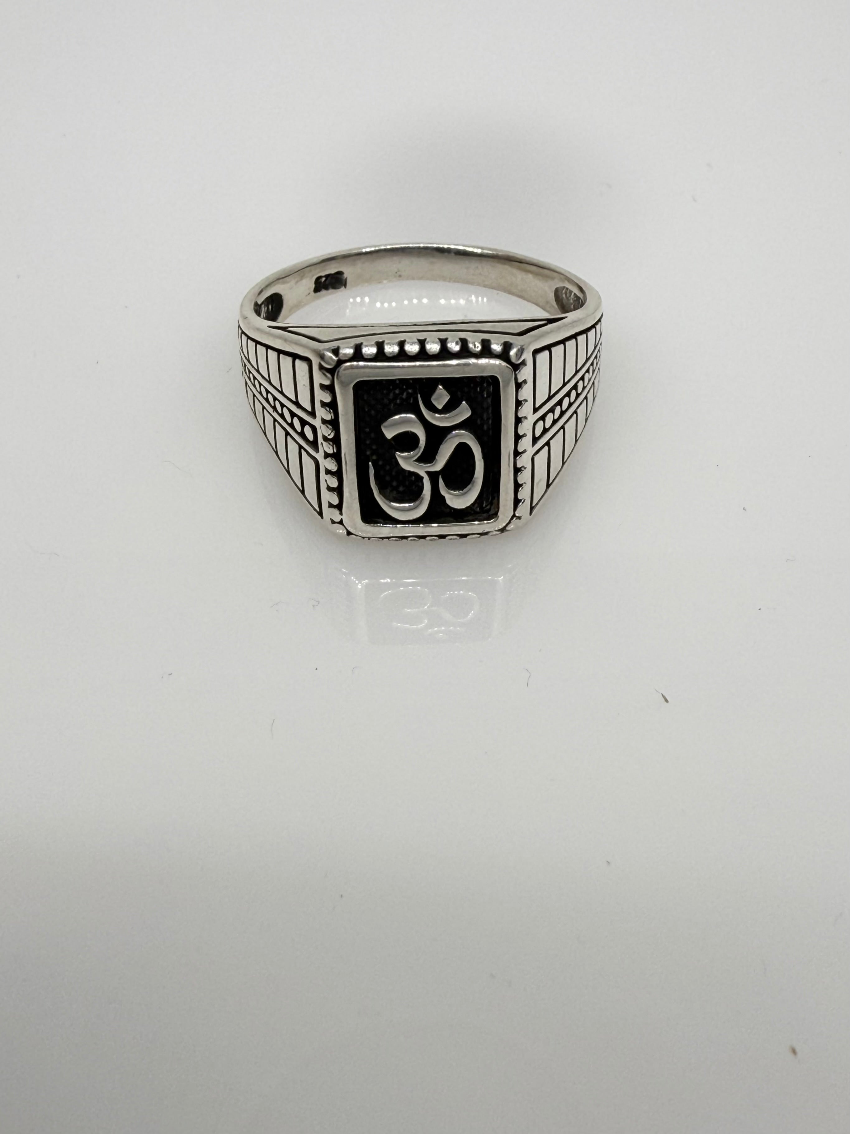 925 Sterling Silver Ring for Men | Om Bliss
