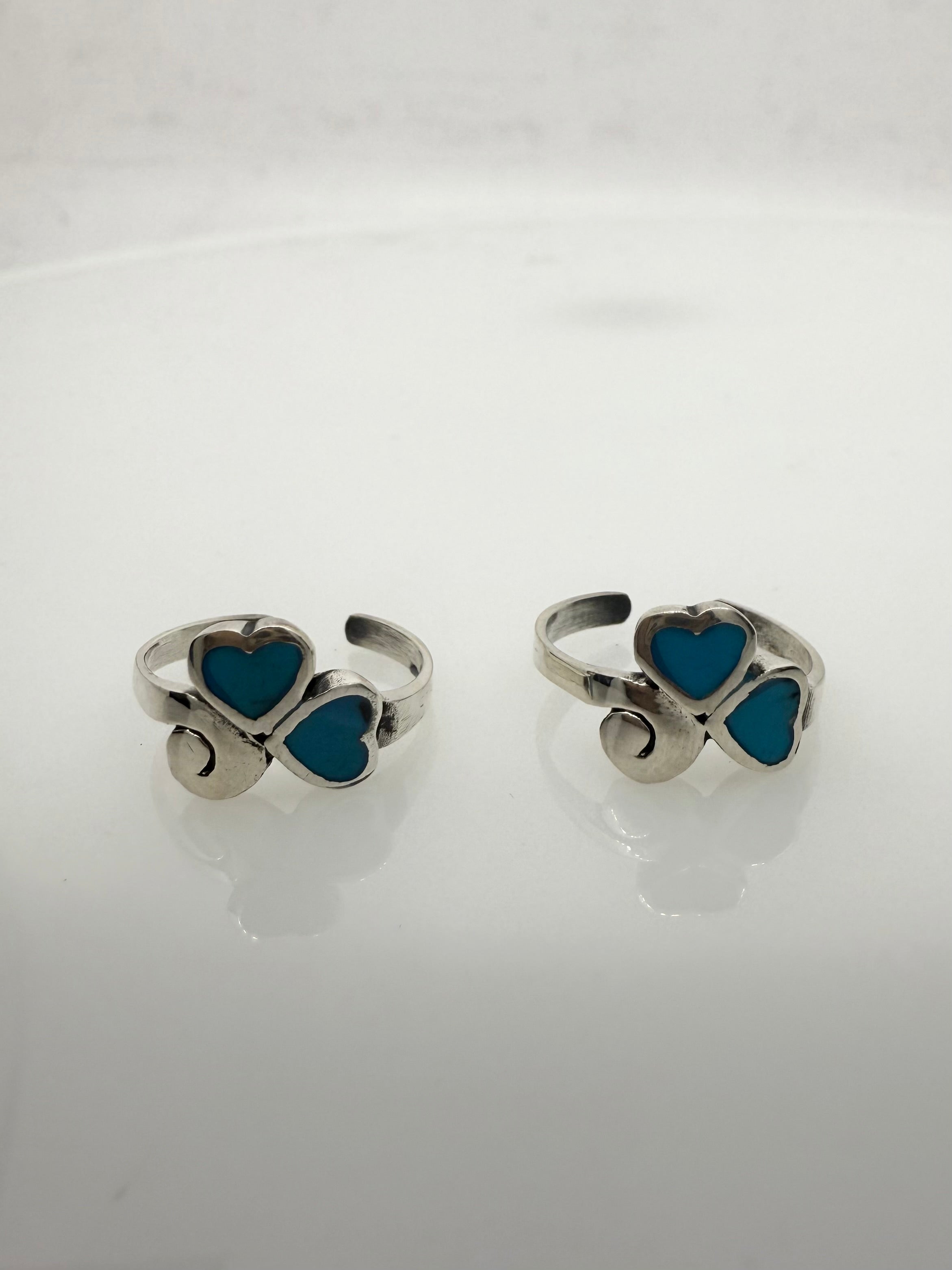 925 Sterling Silver Toe rings (2 rings) | Free size