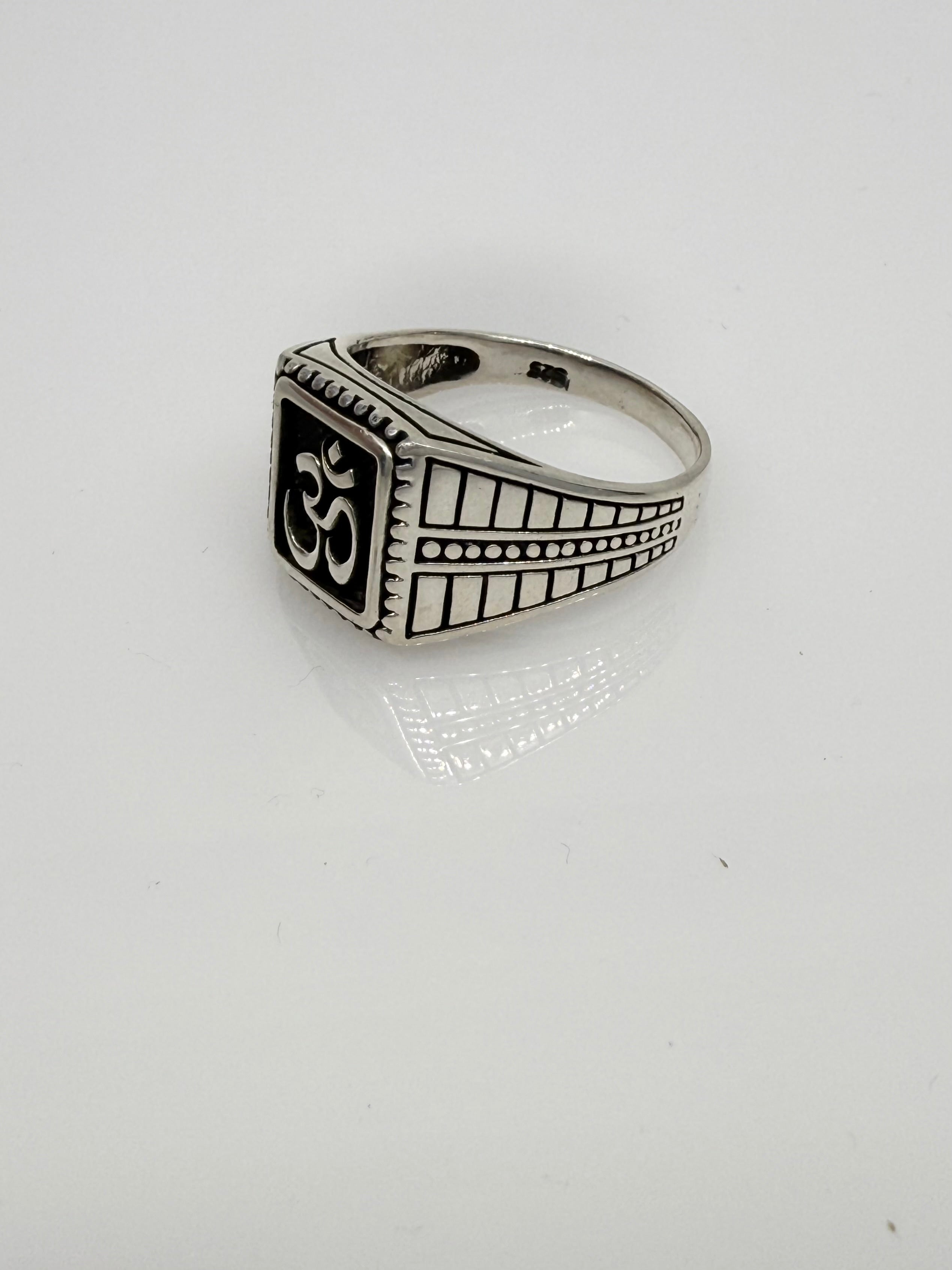 925 Sterling Silver Ring for Men | Om Bliss