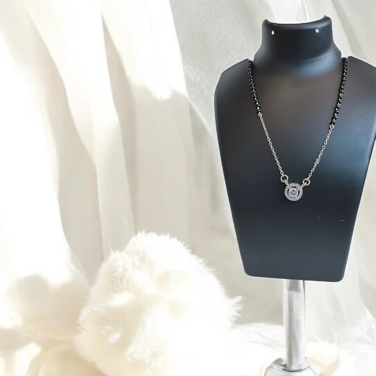 TRIO CHARM MANGALSUTRA | 925 STERLING SILVER