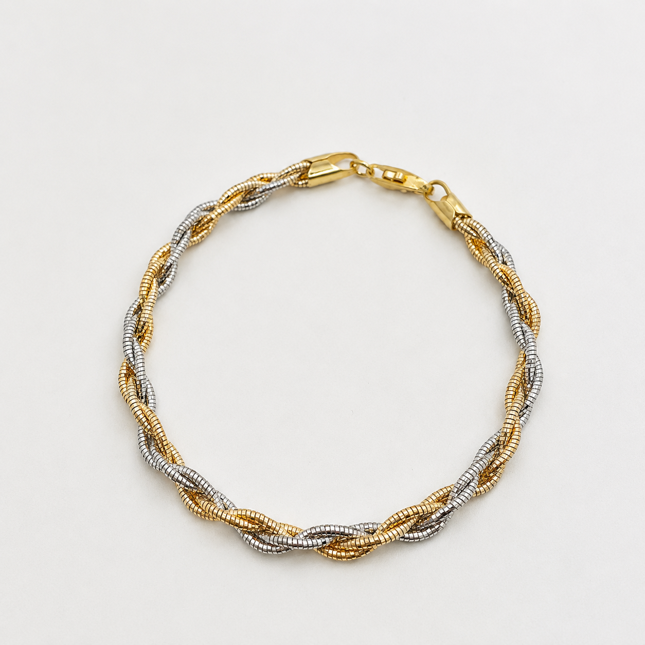 Multi Strand 925 Sterling Silver Italian Weave Bracelet | Twisted Bracelet