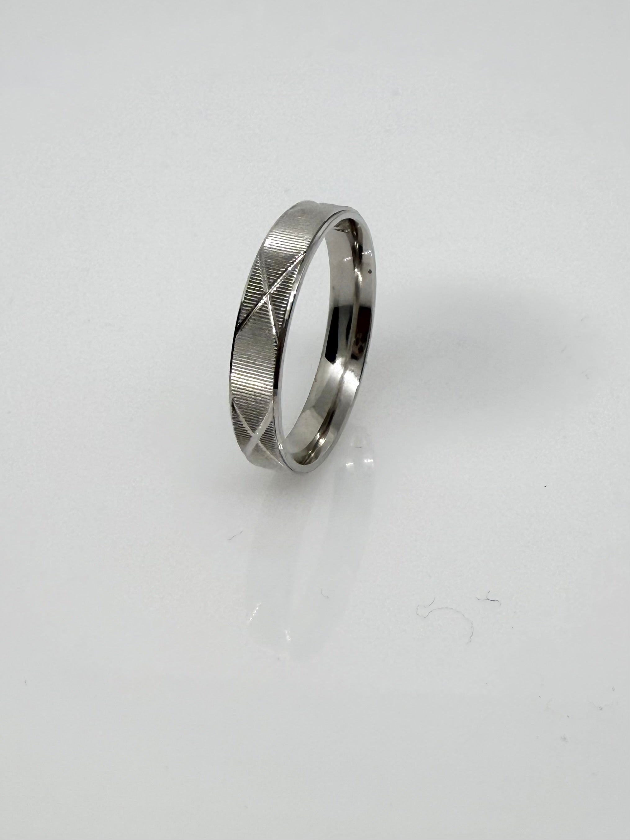 925 Sterling Silver Edge Ring Band | Thumb Ring | For Men | UNISEX